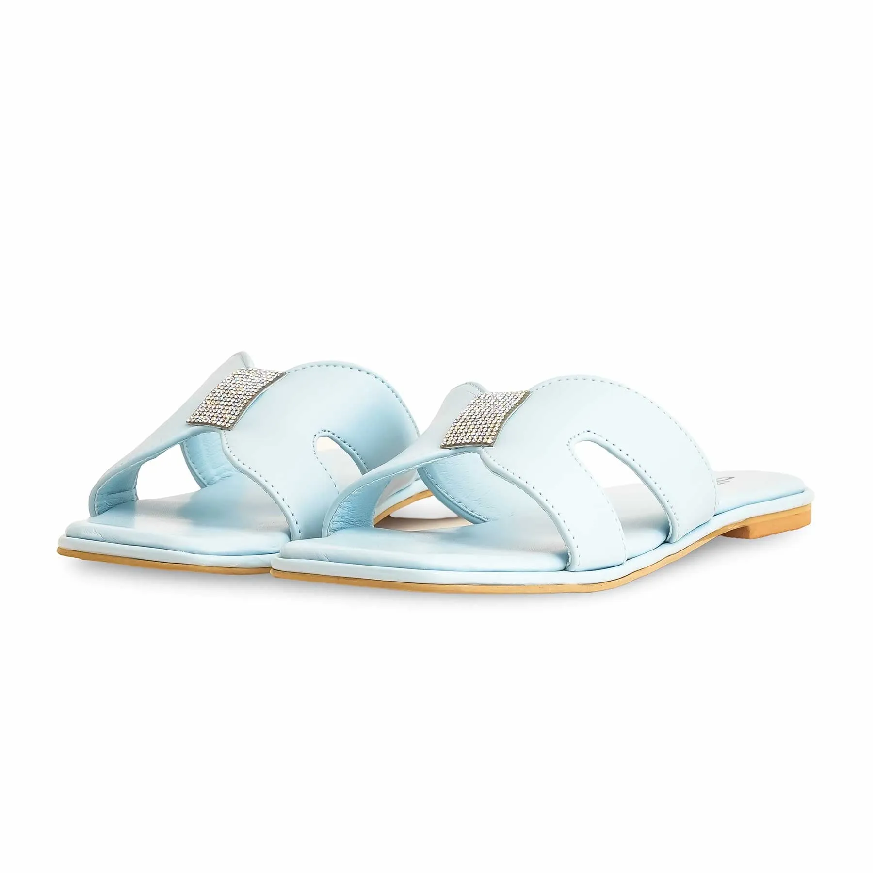 Ferozy Formal Slipper For Women FR8303 Flat Pointed Mary Jane Shoes