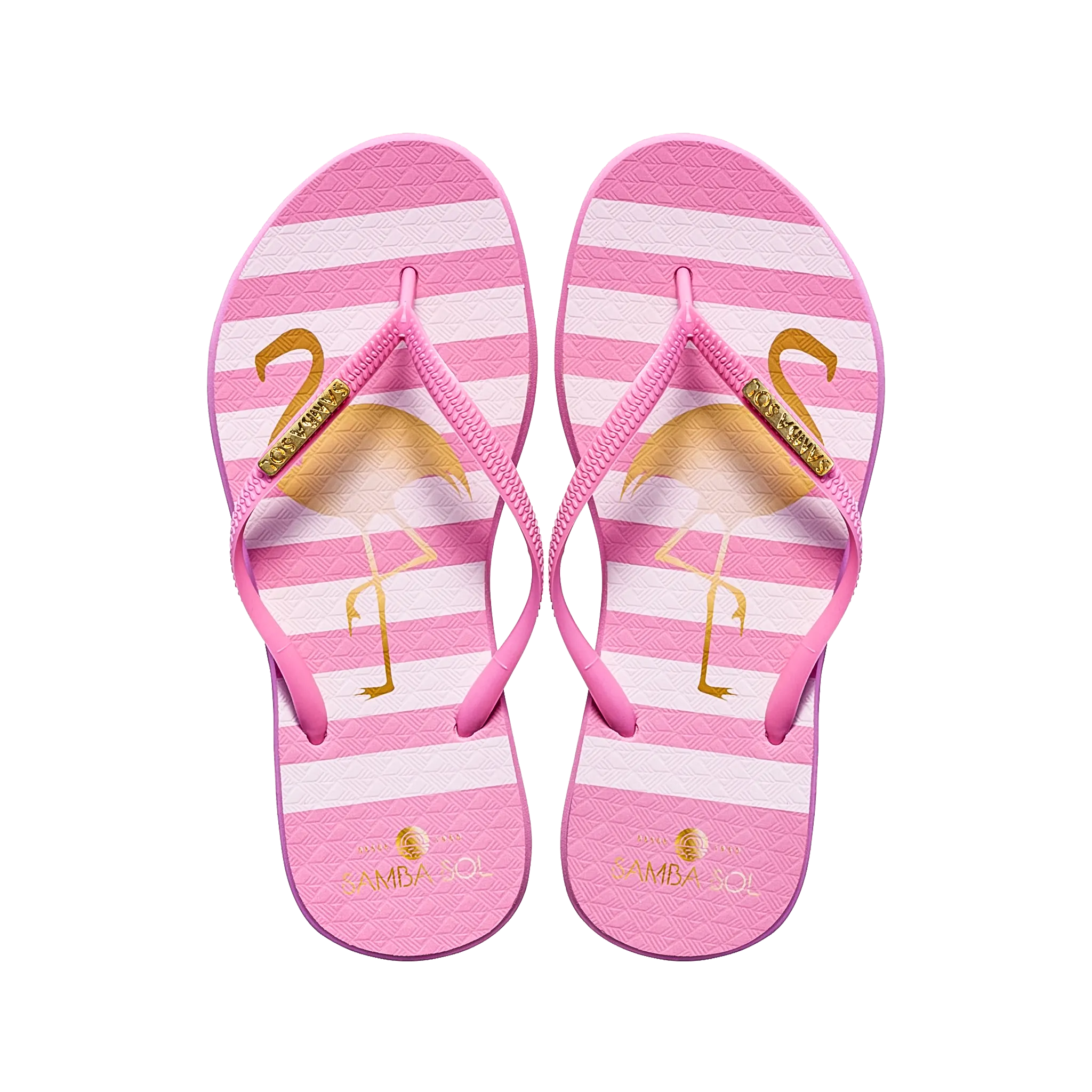 Roxy Bermuda Flip Flops Samba Sol Women's Fashion Collection Flip Flops - Flamingo