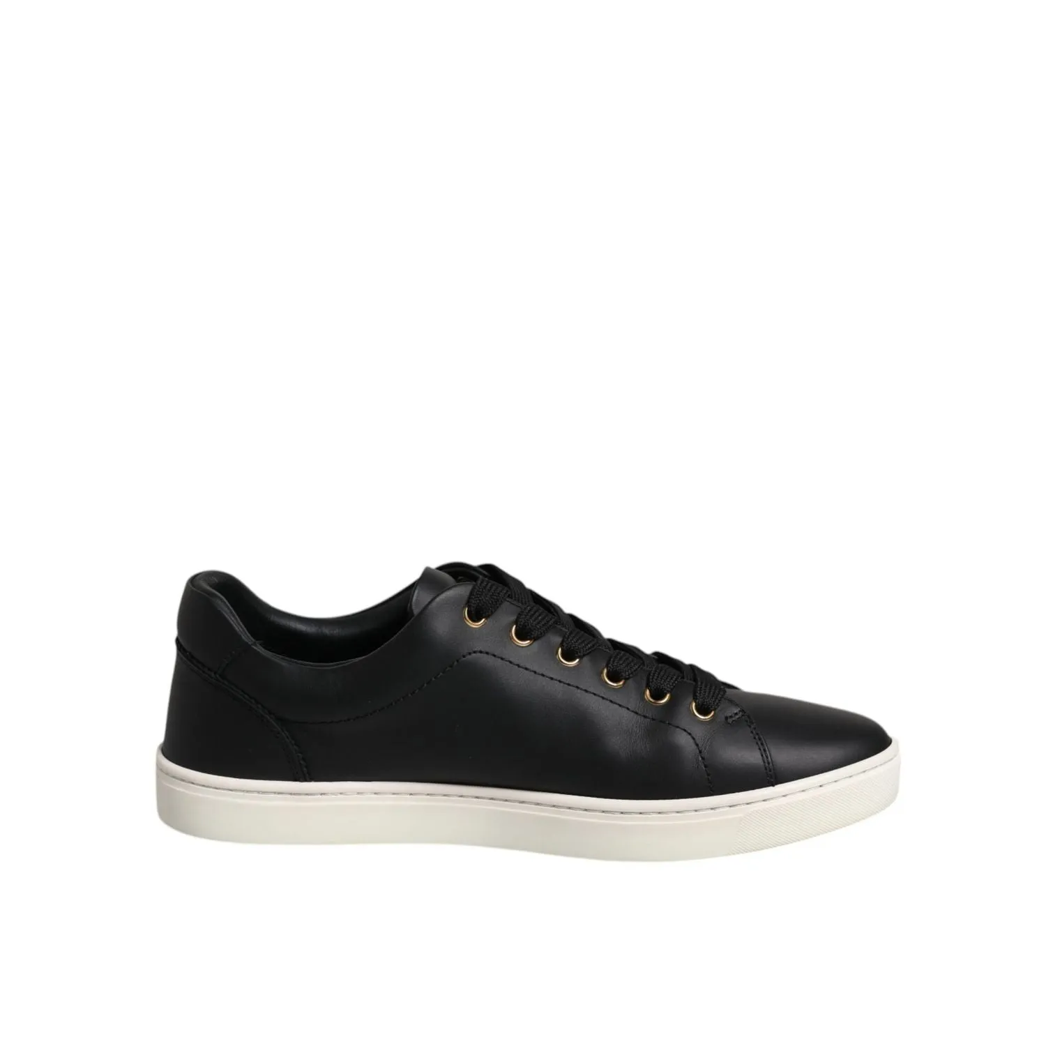 Bunion Sneakers Dolce & Gabbana Black Leather Logo London Sneaker Shoes