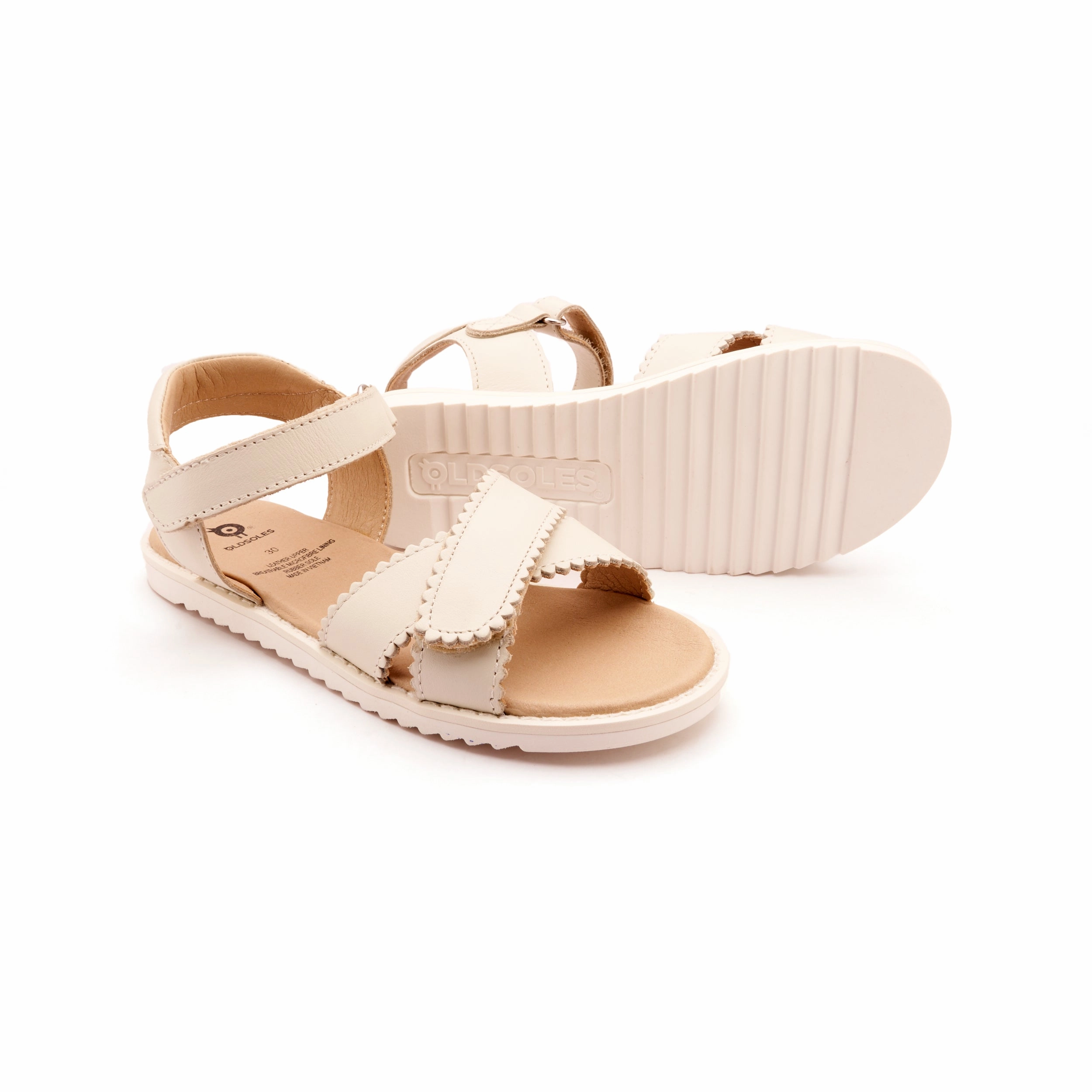 Hippie Sandals Old Soles Girl's Peachy Sandals - Vanilla