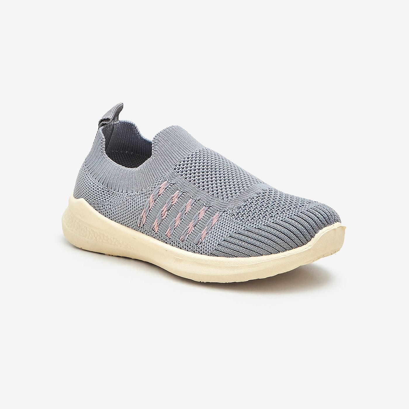 Voyage Sneakers Girls Striped Slip-Ons