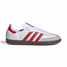 Adidas Samba OG 'White Better Scarlet' Men's Shoes Adidas Tennis Shoes Retro