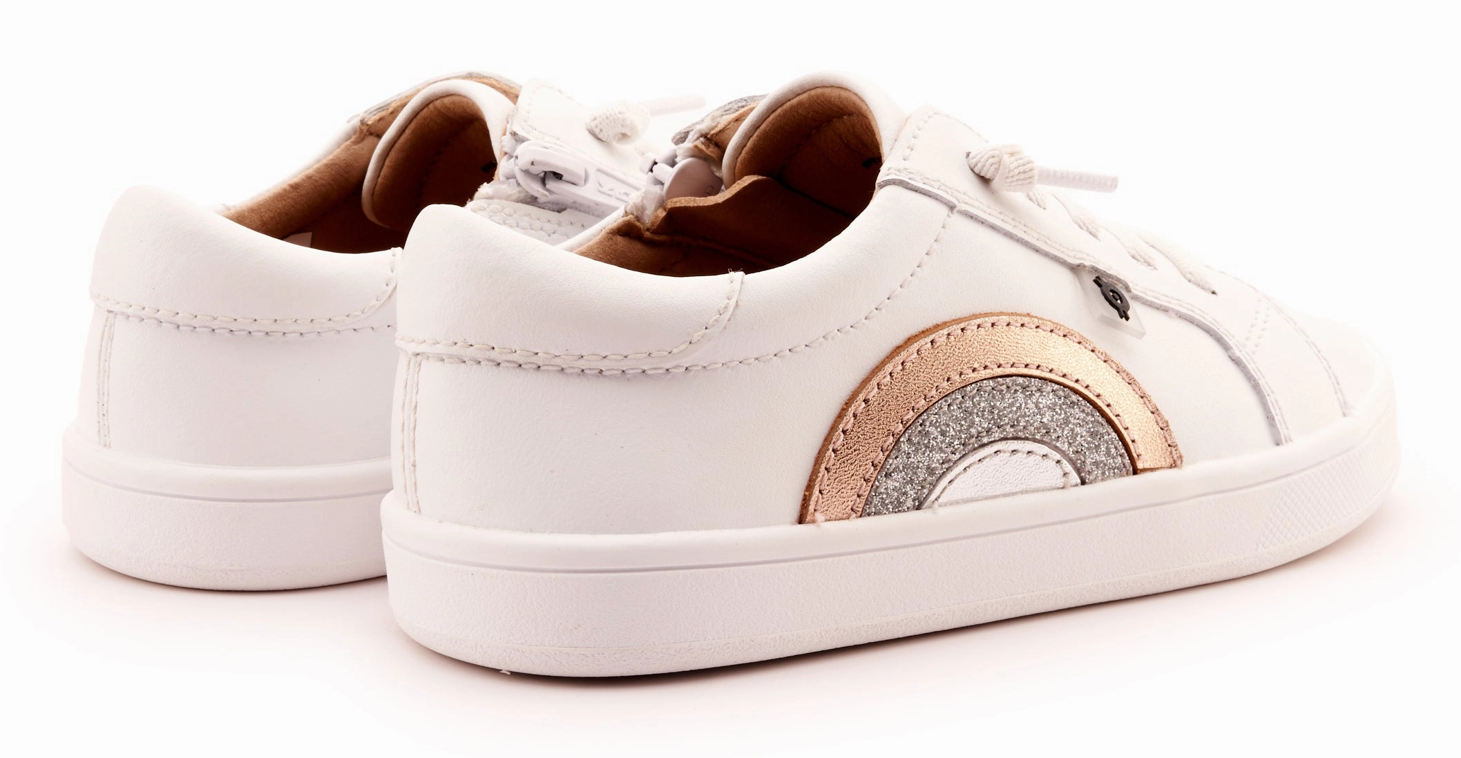 Old Soles Girl's 1010 Girl's Rainbow Jumpa Casual Shoes - Snow / Copper New Balance Bb480 Casual Shoes