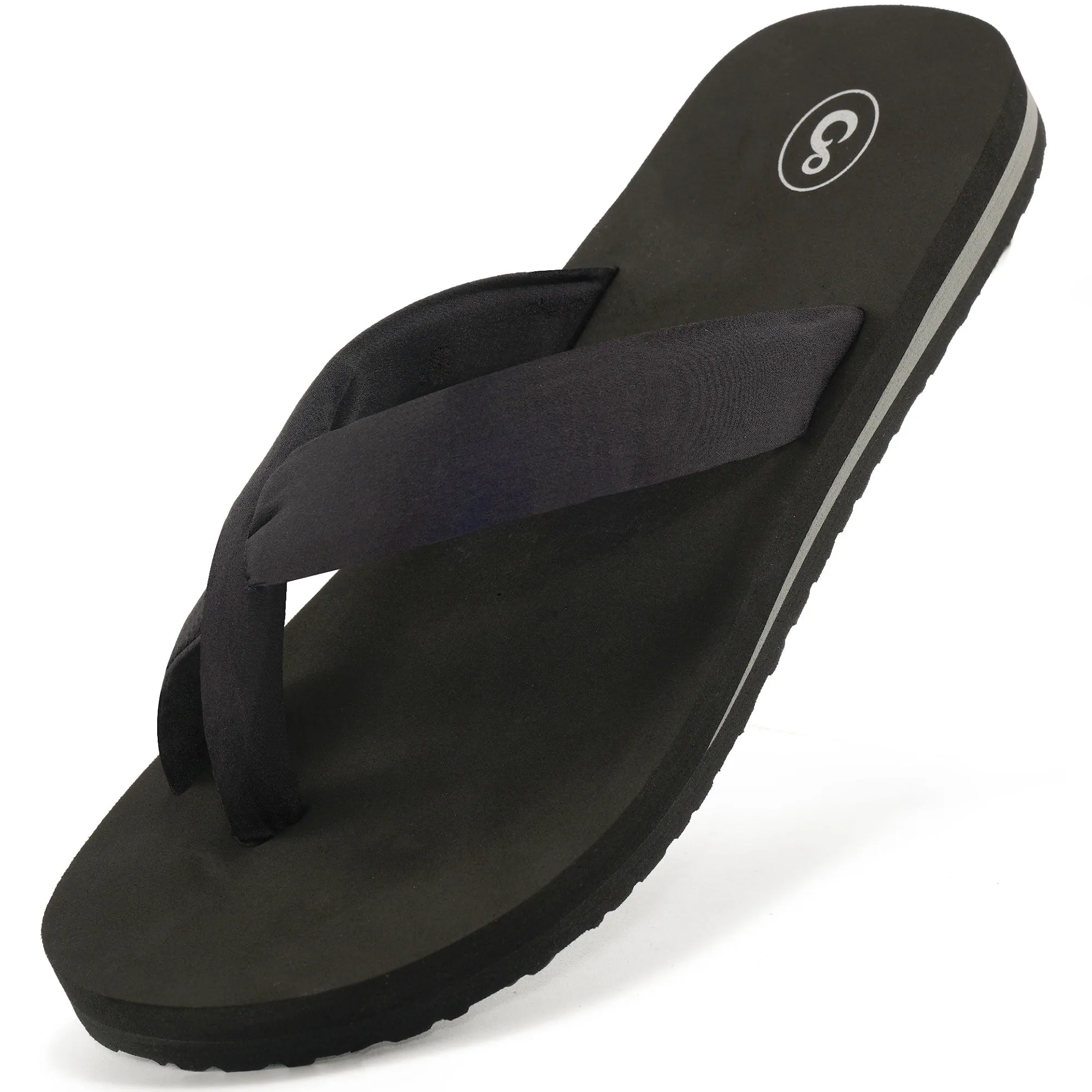 Ecetana Flip Flops for Women Comfort Lightweight Summer Beach Sandals Slip On Indoor Outdoor Flip Flops Fit