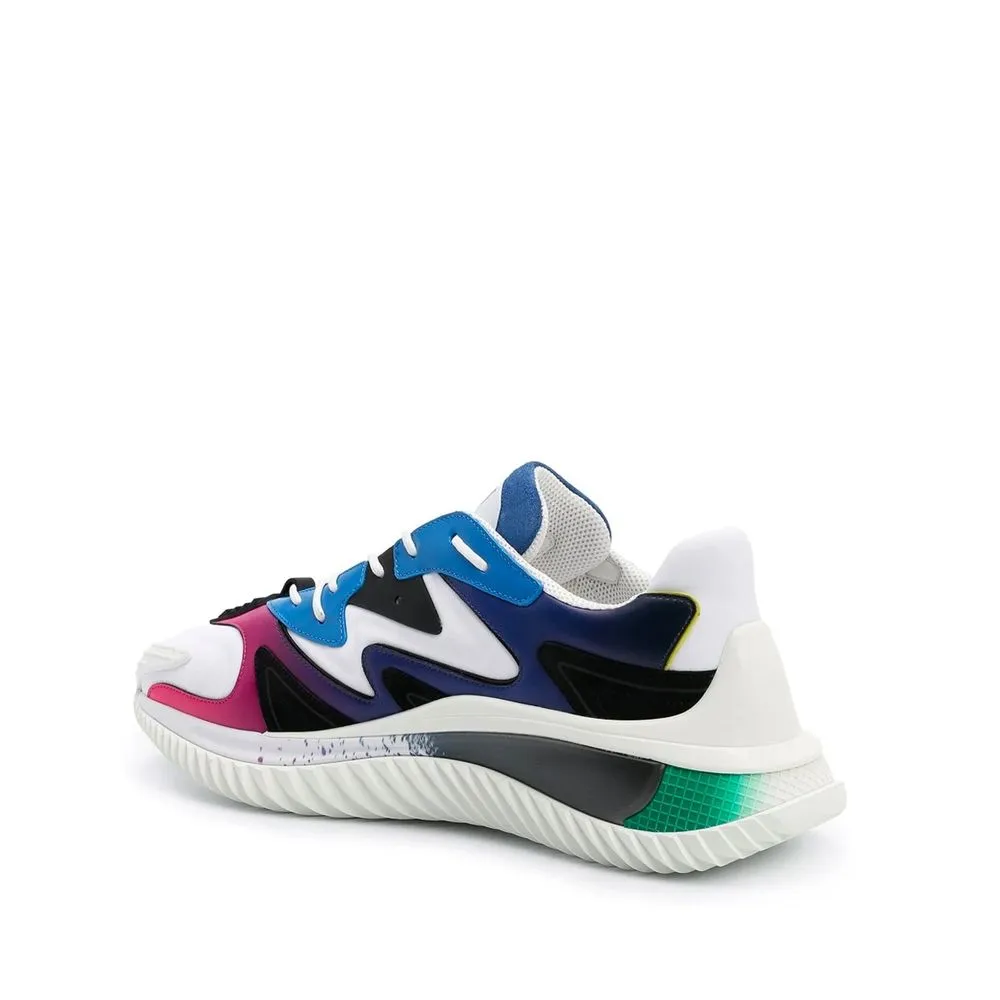 Create Your Own Sneakers Online Free Valentino Garavani White Fabric Athletic Sneakers
