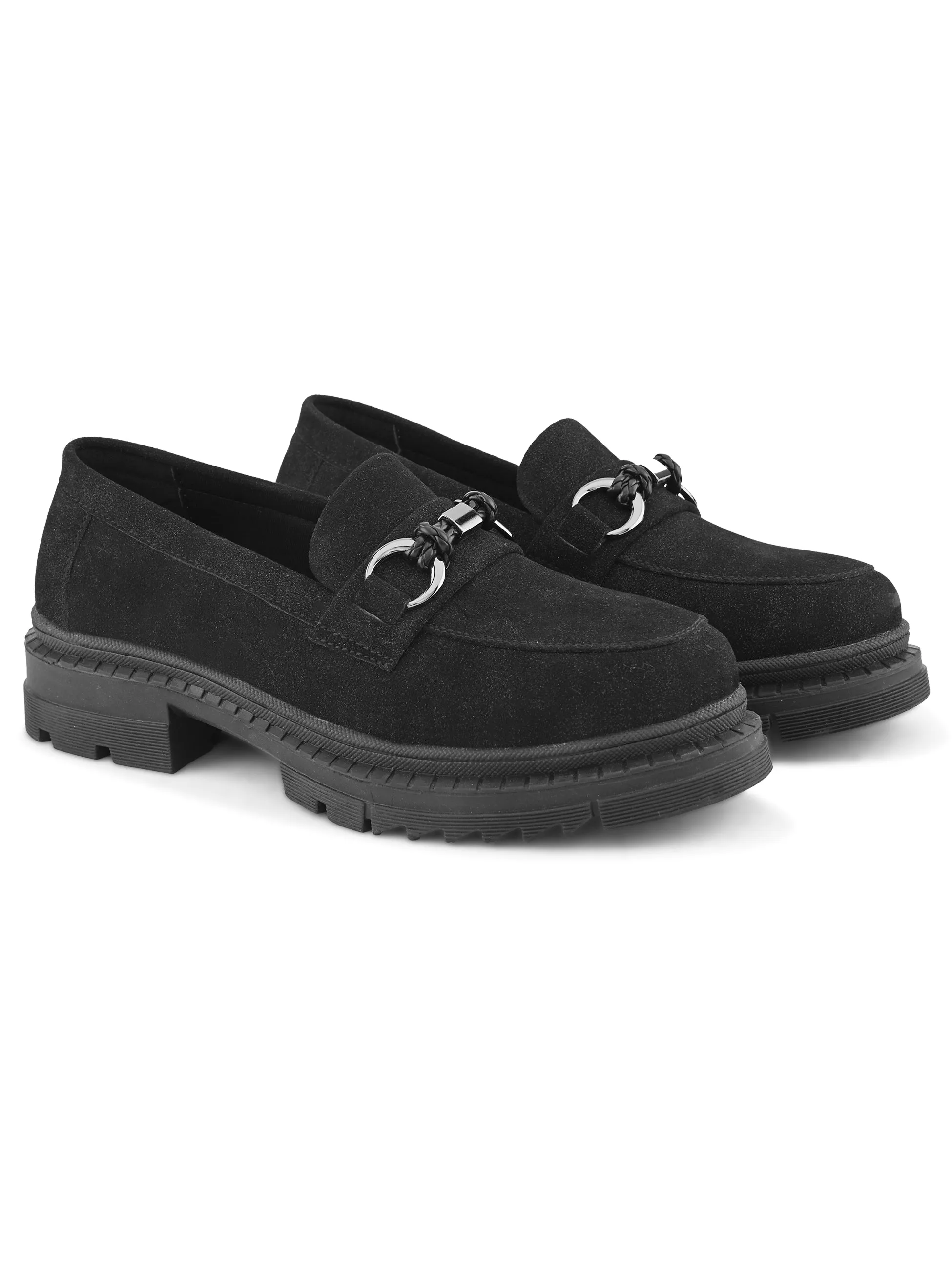 Gucci Chunky Loafers Bisou Women Black Chunky Loafers