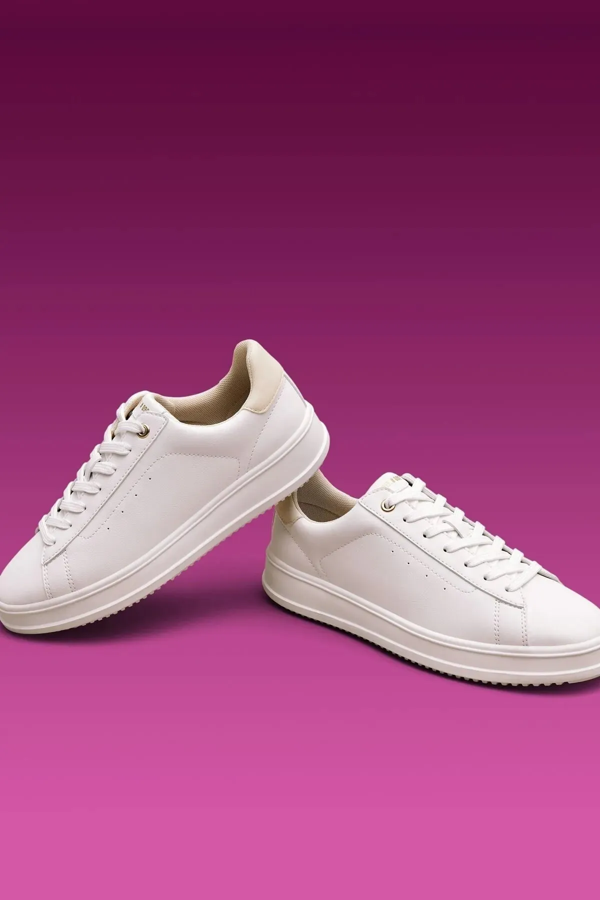 Bershka Women's Contrast Sneakers Best Sneakers For Treadmill Running