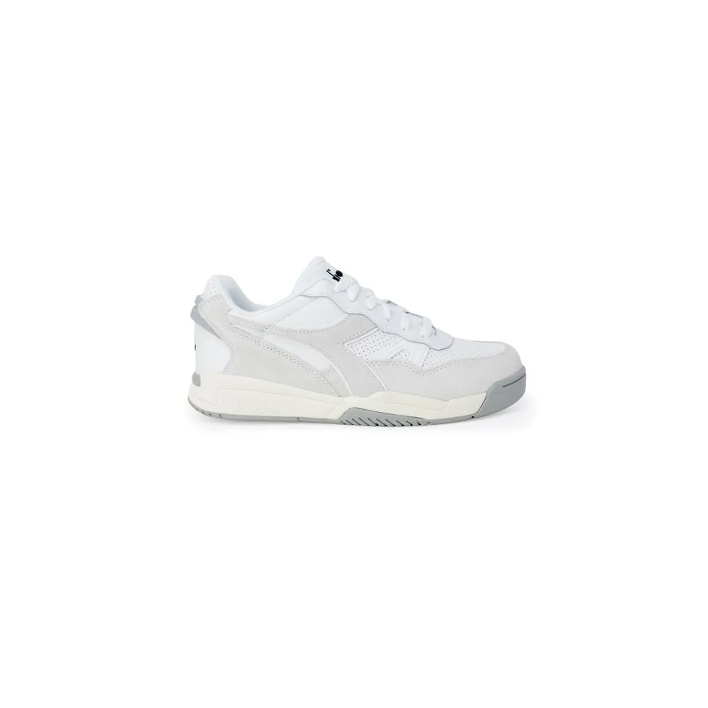 Diadora White Artificial Leather Athletic Sneakers Best Shoes