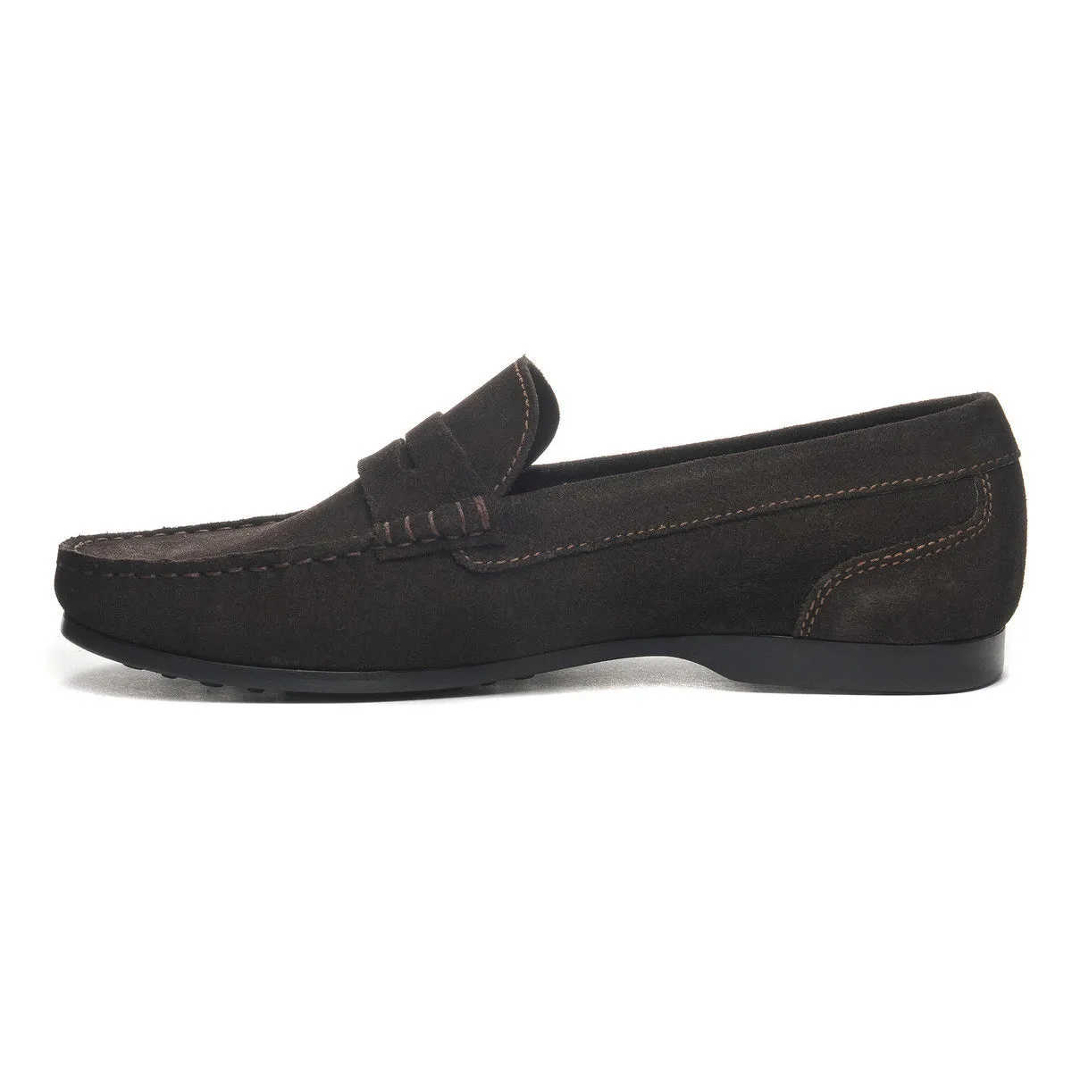 Dark Brown Byron Suede Loafers Spanish Loafers