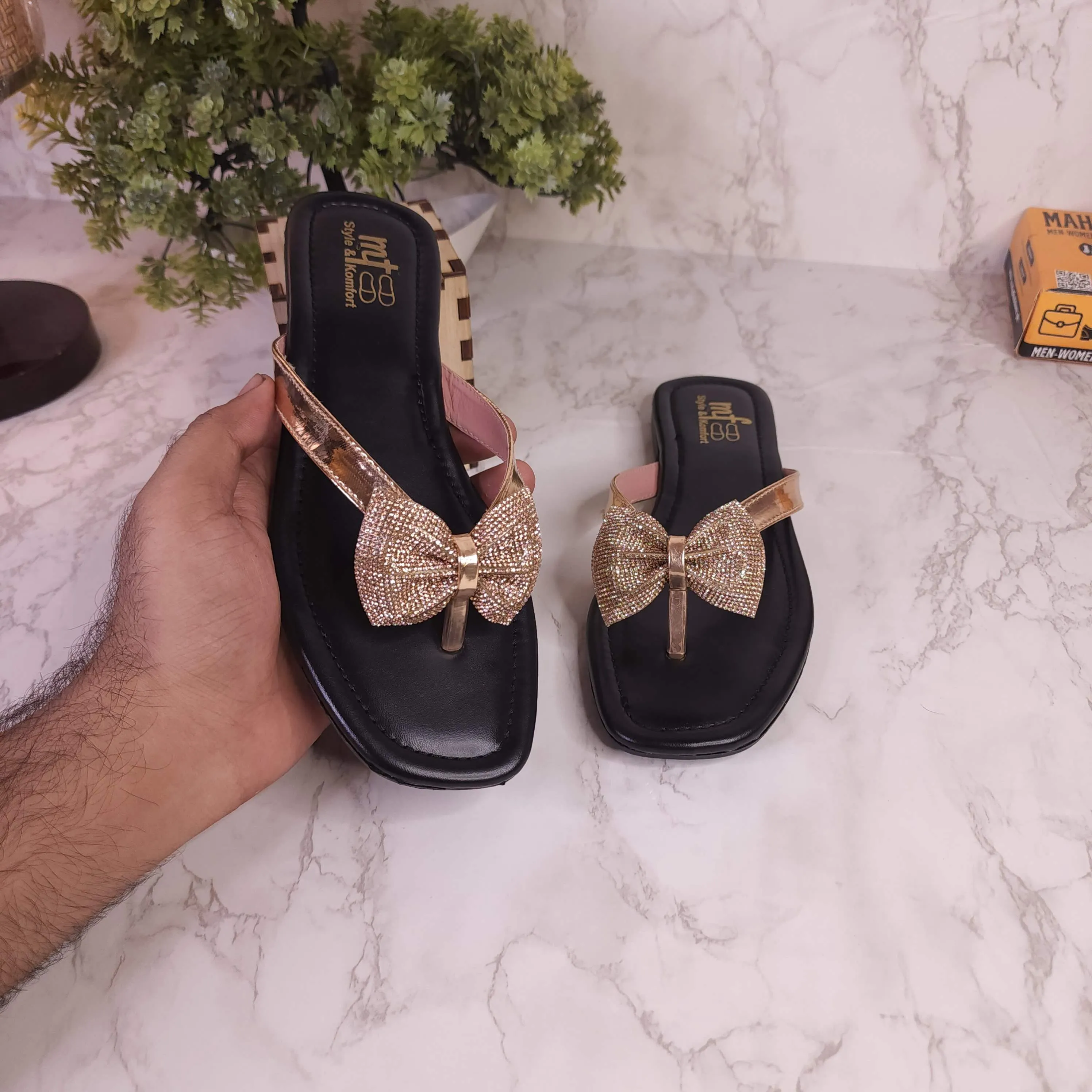 Copper Bow Slippers Chip N Dale Slippers