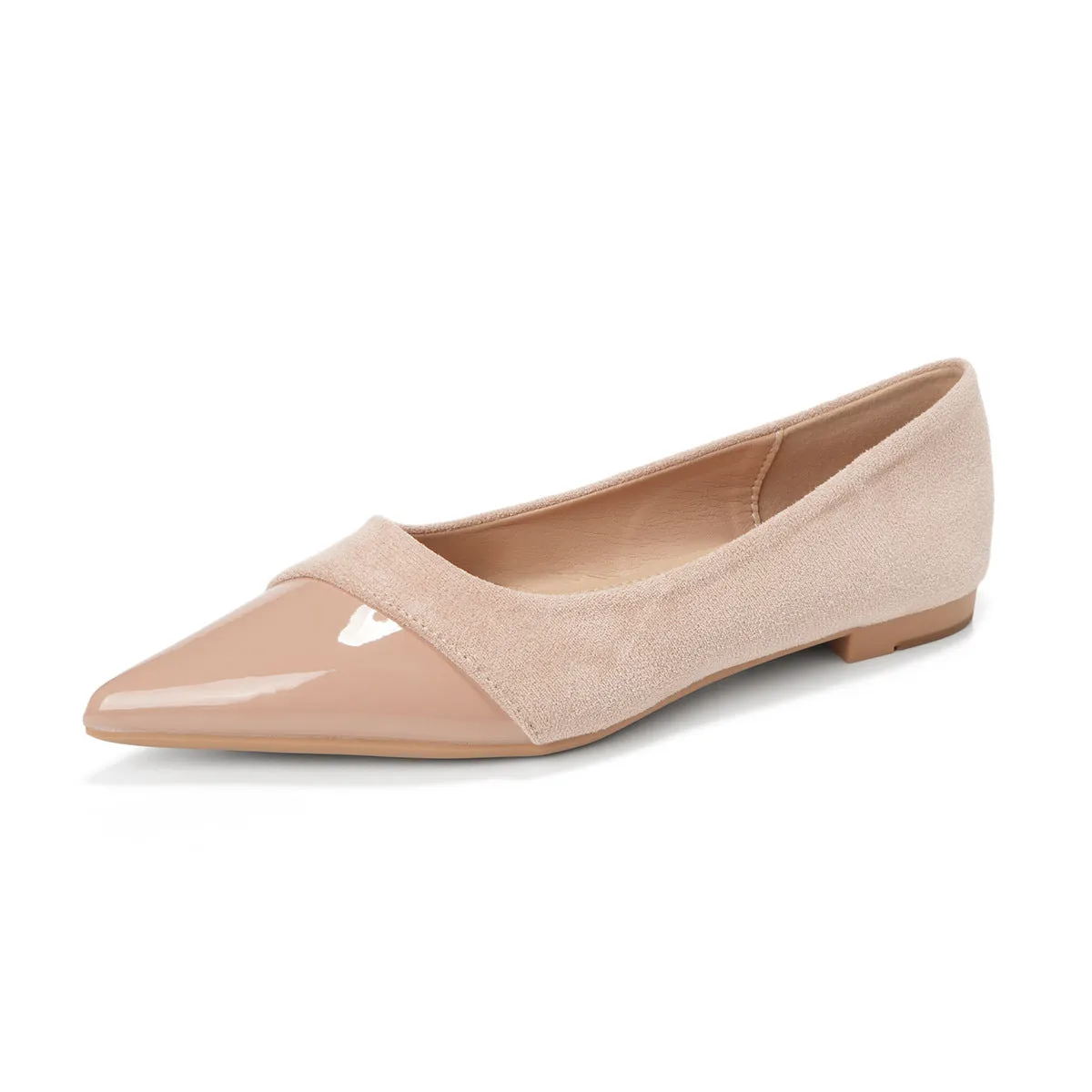 Women's Fashion Pointed-Toe Low Top Casual Flats Shoes For Casual And Formal