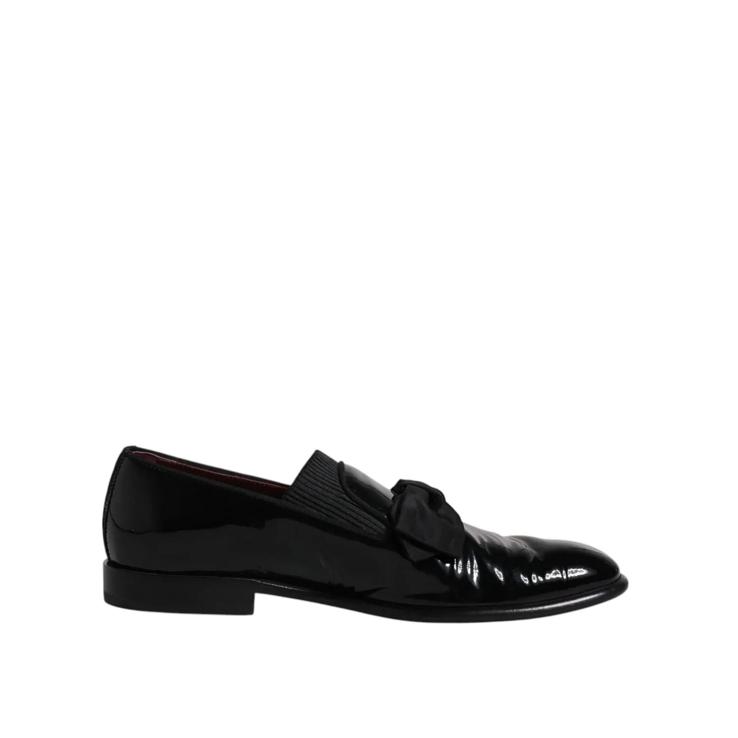 Dolce & Gabbana Black Leather Loafers Men Formal Dress Shoes Sketcher Loafers