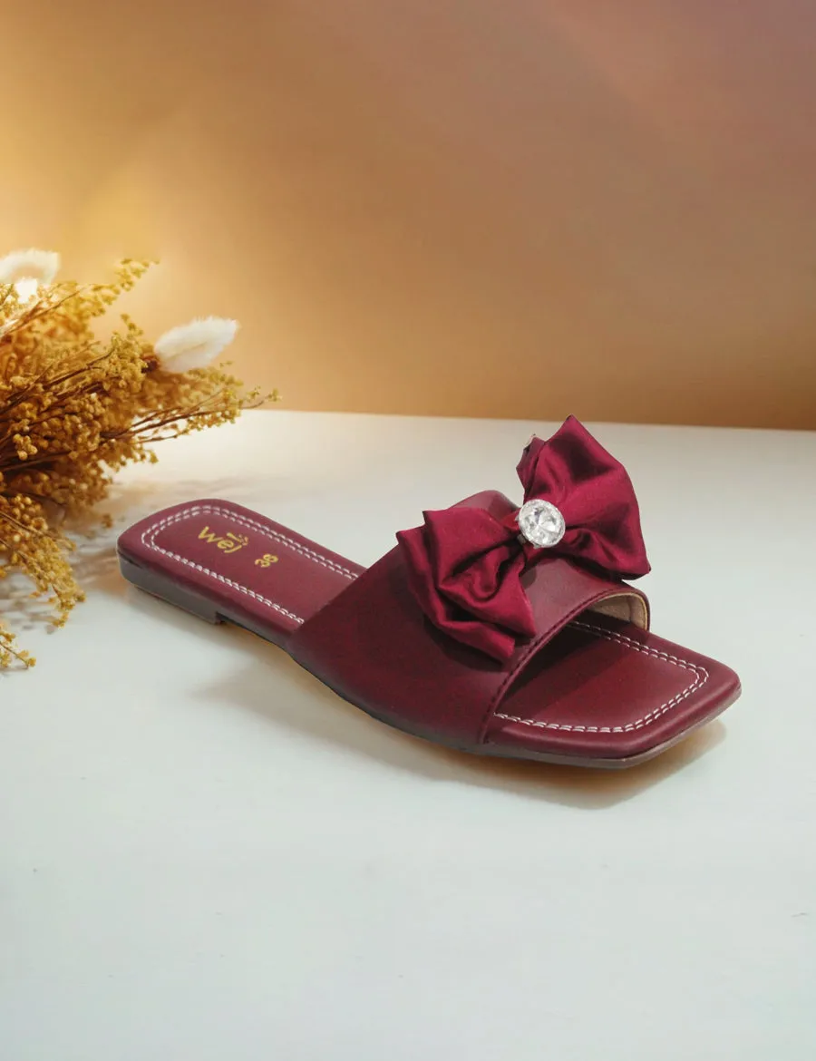 Maroon | Slippers for women Teenage Slippers