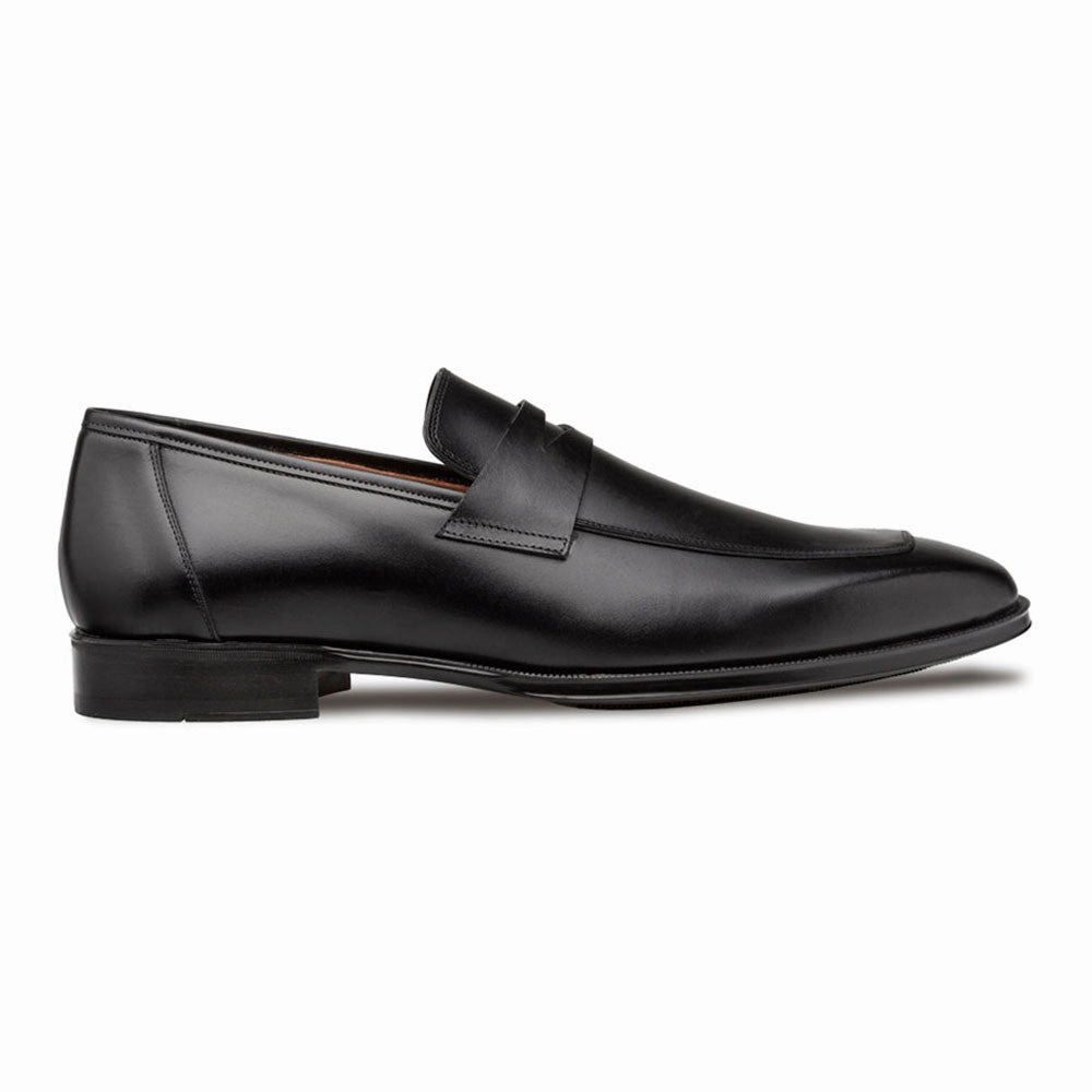 Gold Chain Loafers Mezlan Avenue Rubber Sole Penny Black Mens Loafer Shoes