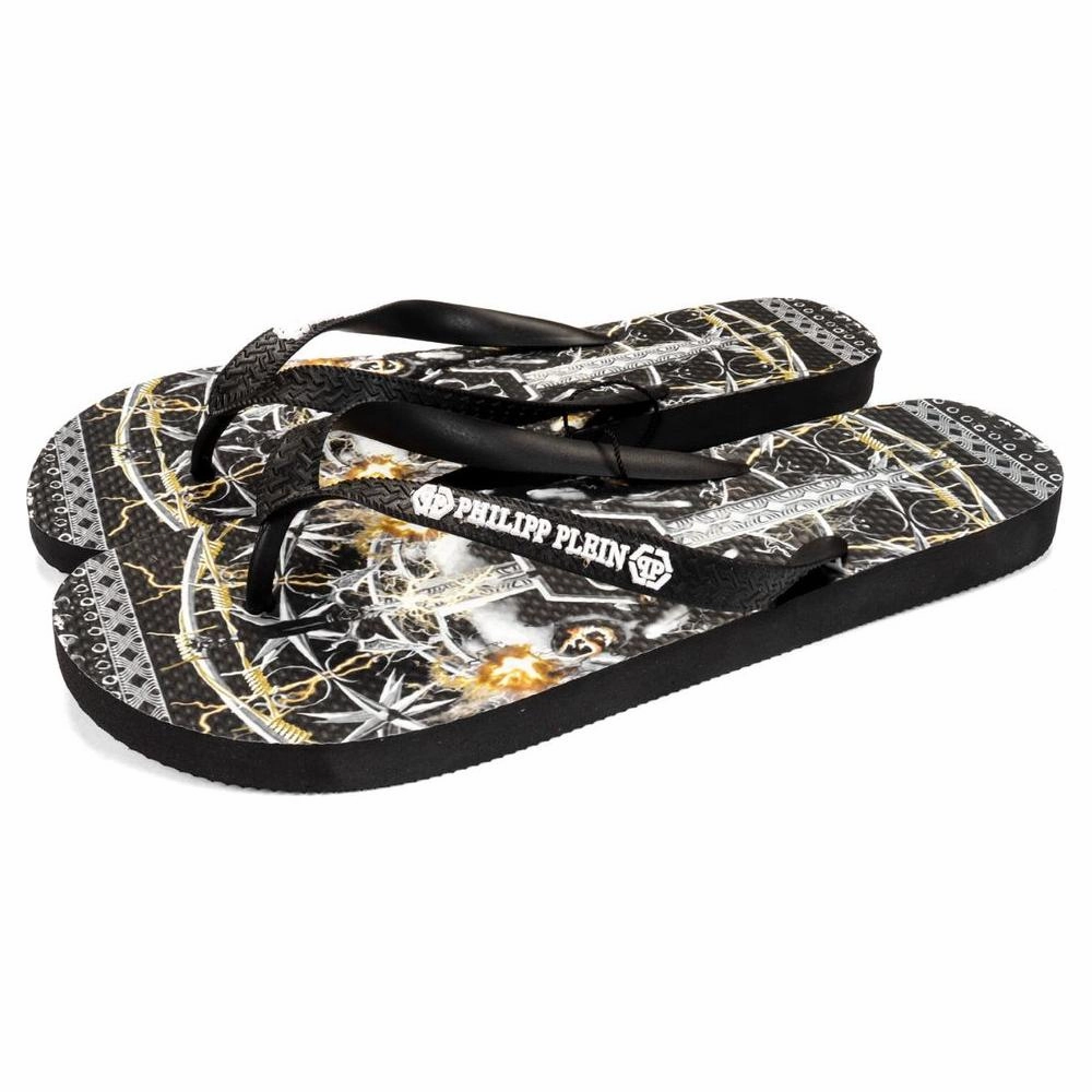40 Flip Flops Philipp Plein Multicolor Polyester Women Flip Flop