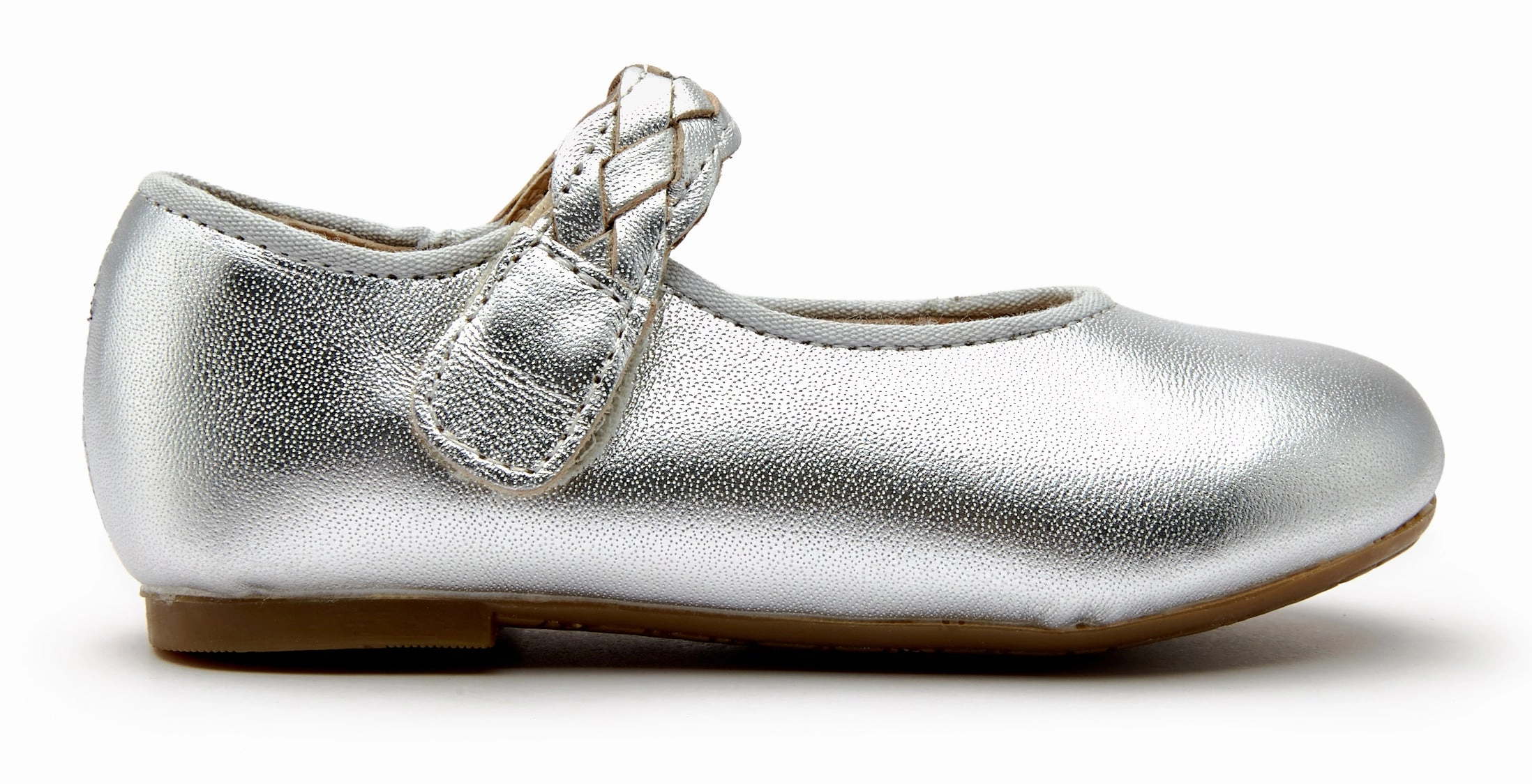 Leopard Print Flat Shoes Wide Fit Old Soles Girl's 817 Lady Plat Shoes - Silver