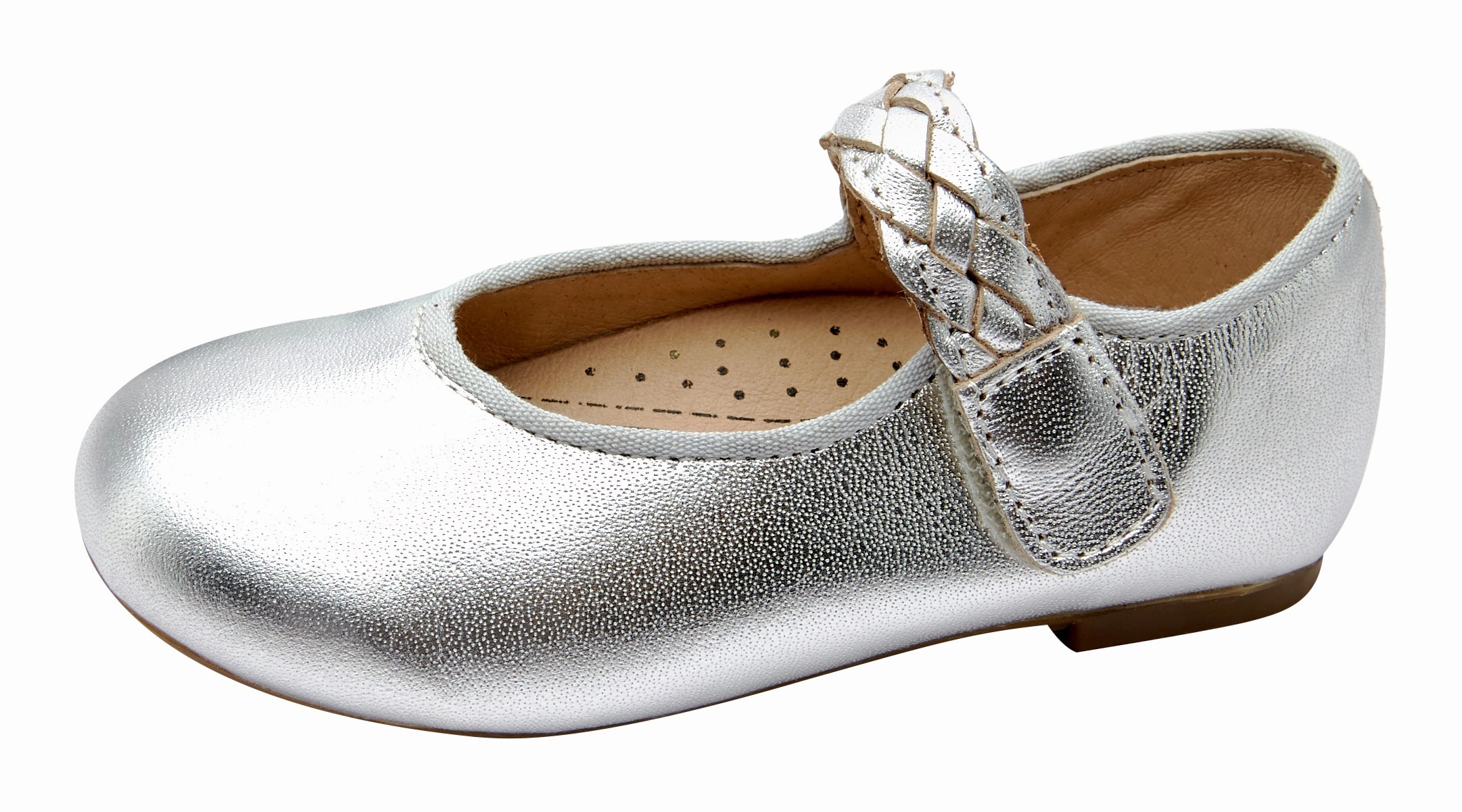 Striped Shoes Flats Old Soles Girl's 817 Lady Plat Shoes - Silver