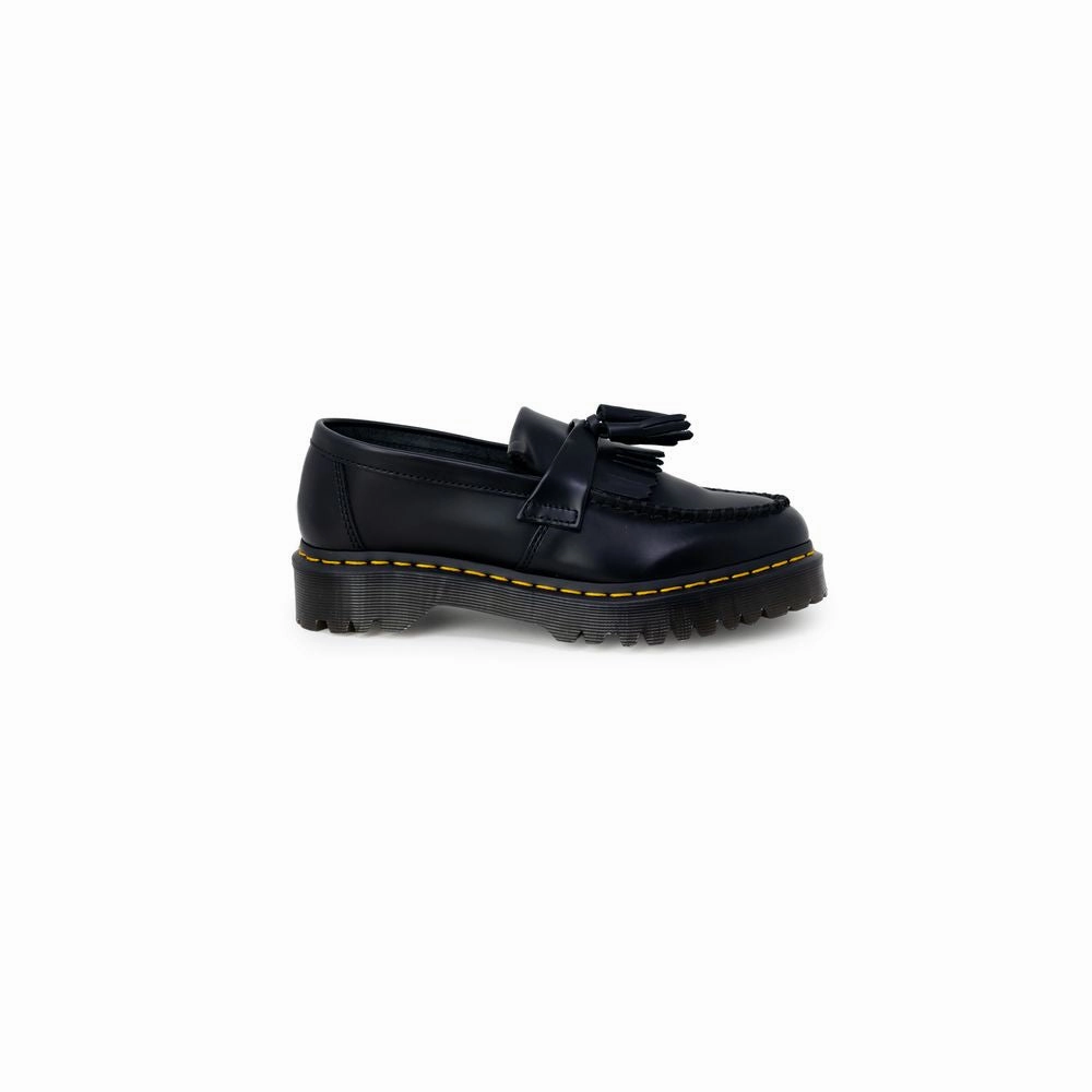 Dr. Martens Black Leather Lace-Up Boots Beach Loafers