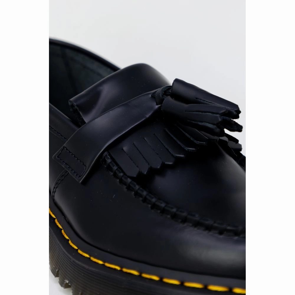 Dr. Martens Black Leather Lace-Up Boots Loafers 1950s