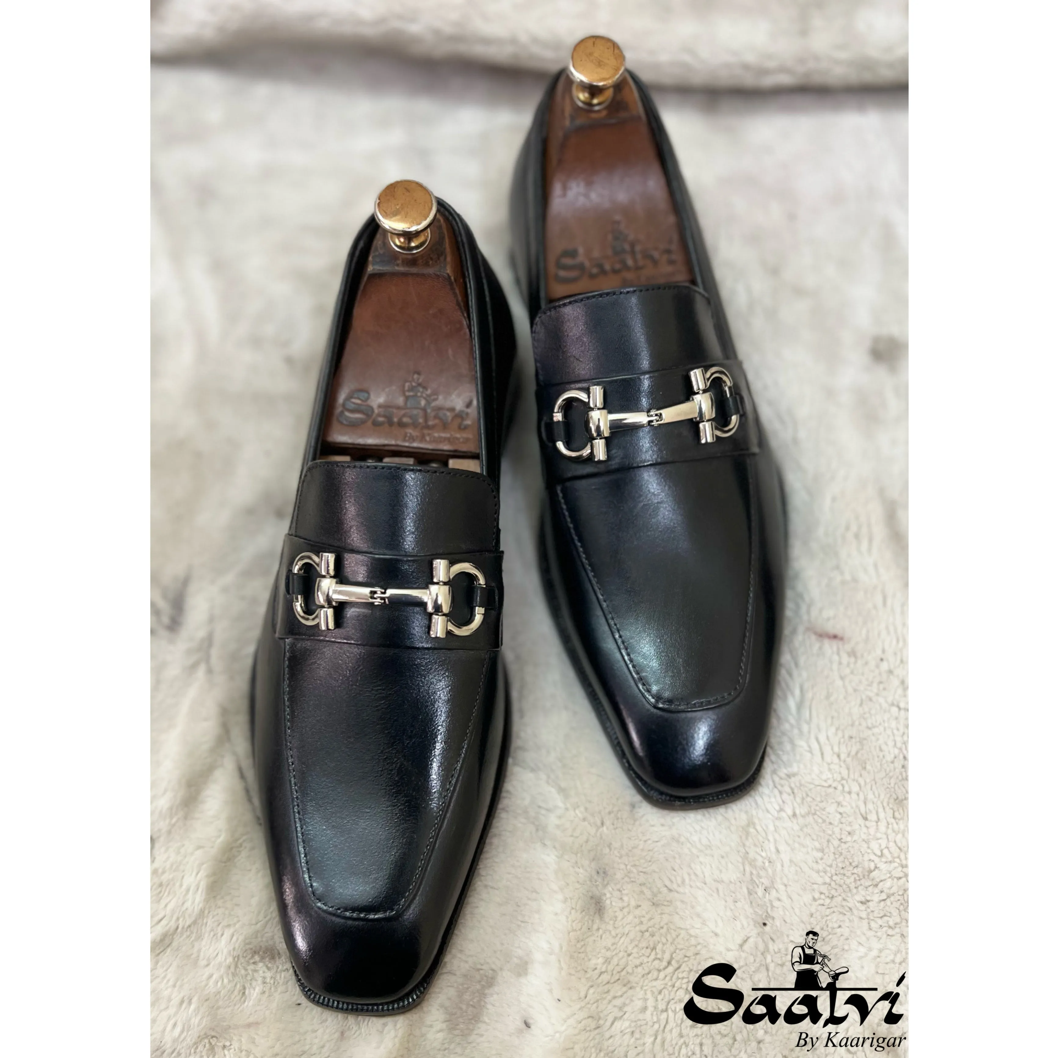 Black Horsebit Loafers Franco Sarto Cassandra Loafers
