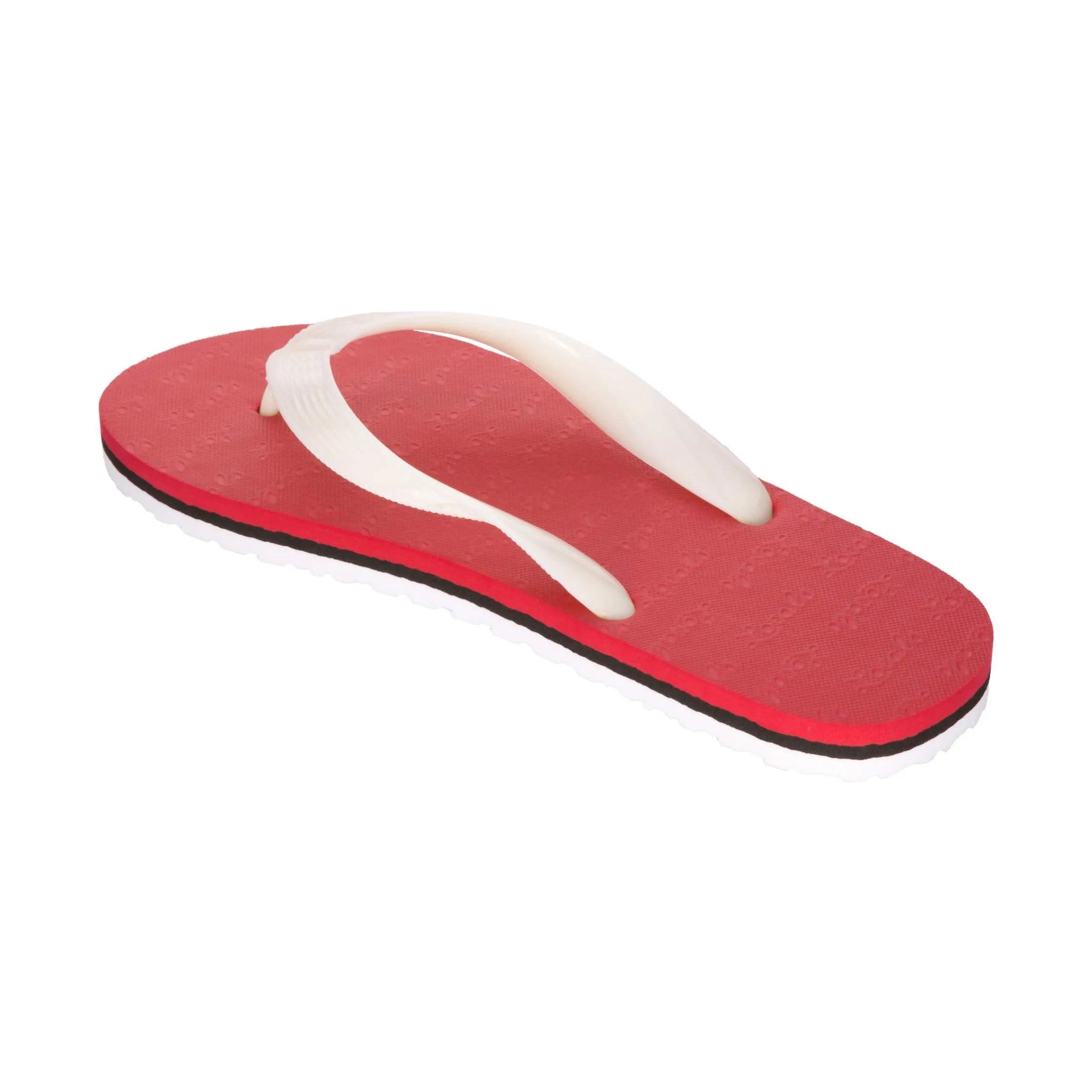 Diy Cloth Flip Flops Women's Red Slippah
