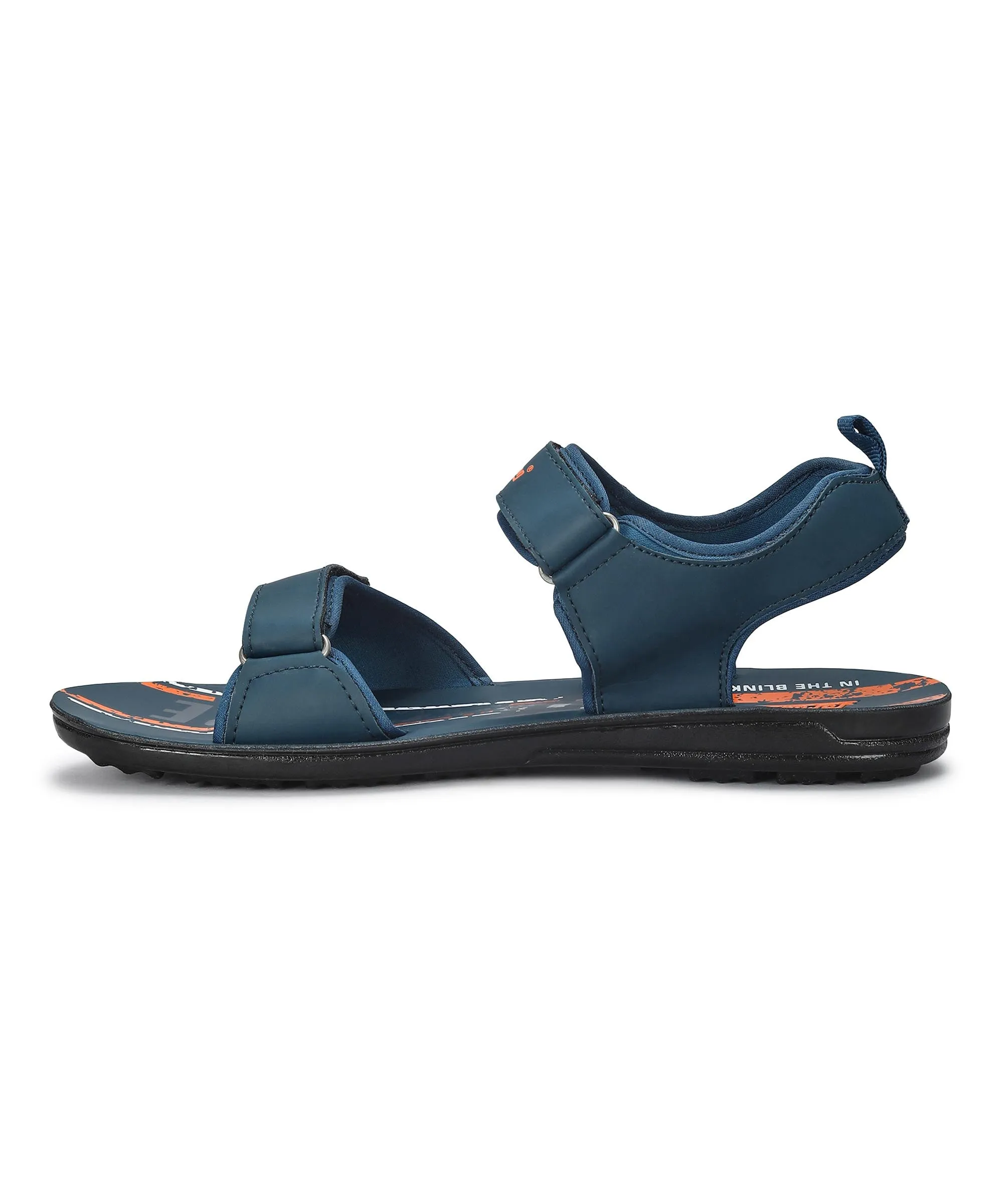 Jeffrey Campbell Linques Sandals Paragon Men's Stylish Lightweight & Durable Blue Velcro Dailywear Sandals