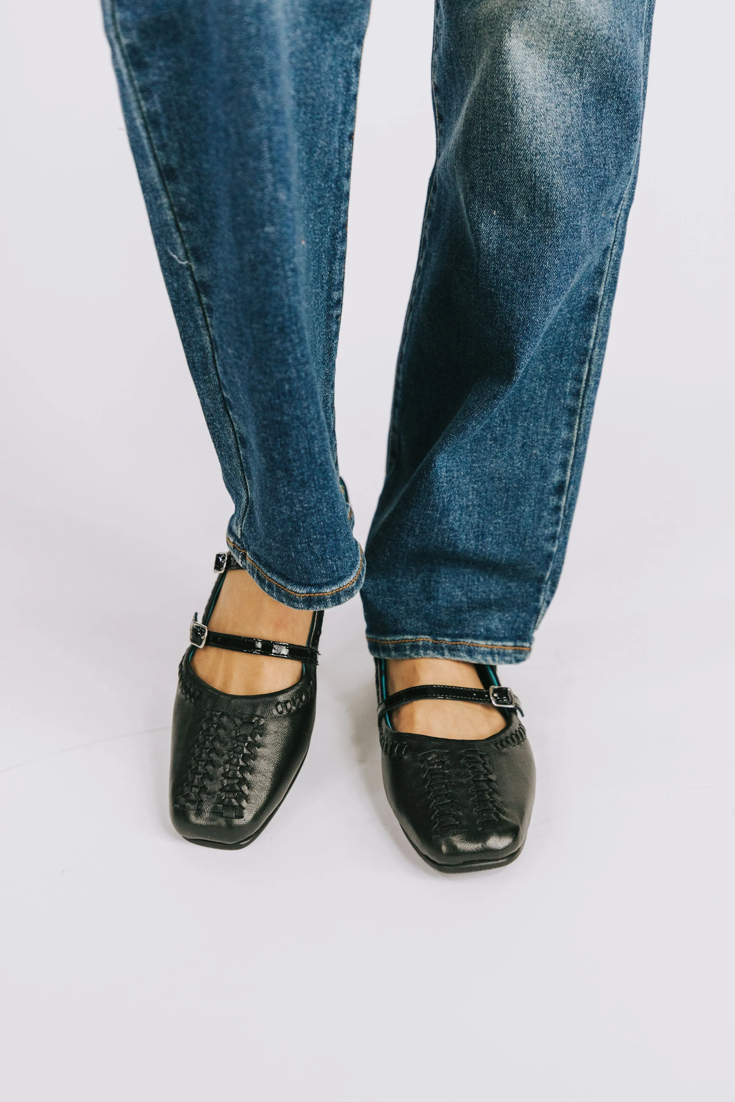 FREE PEOPLE - Diana Double Strap Flat Liners For Flats