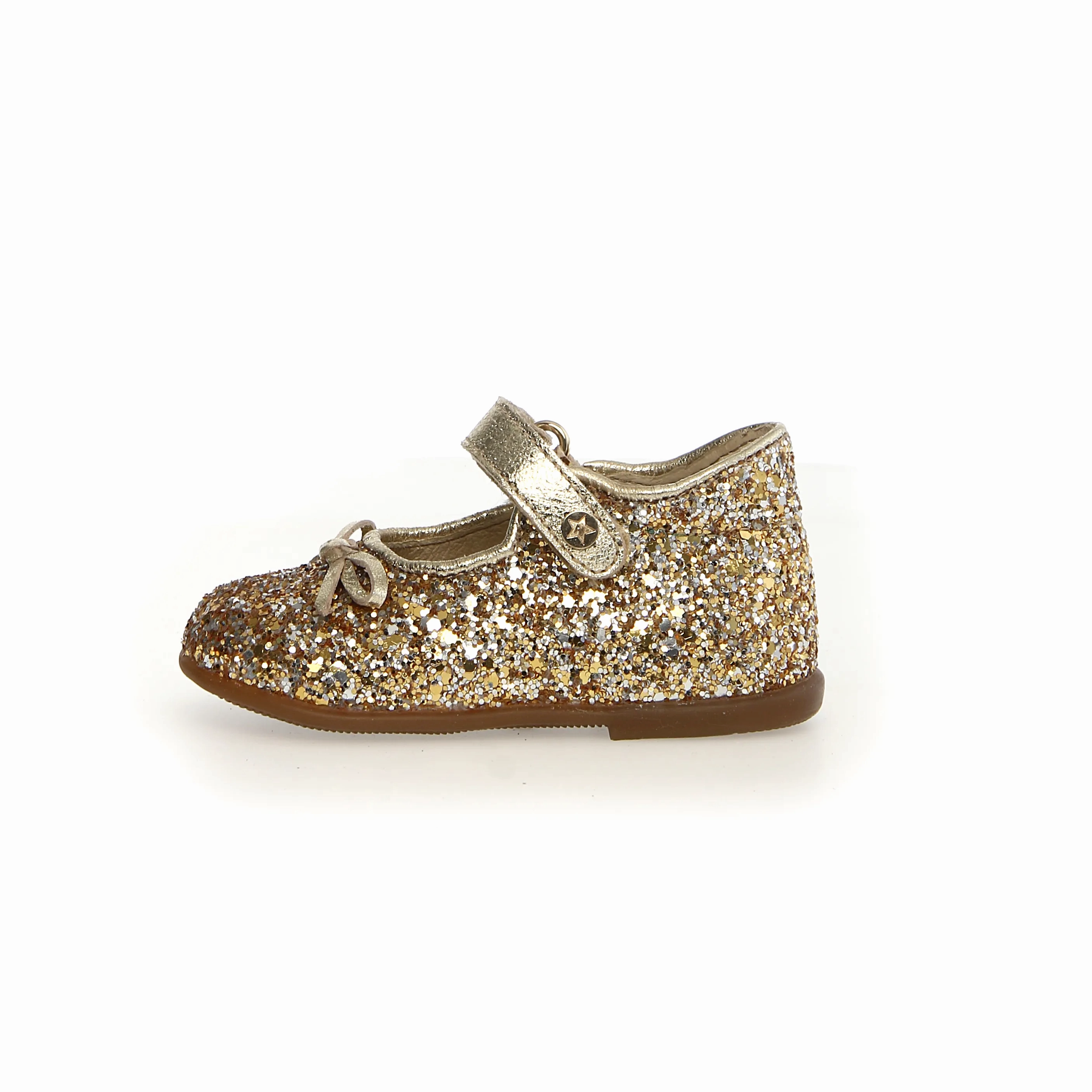 Naturino Ballet Girl's Flats - Platinum Silver Best Way To Wash Running Shoes