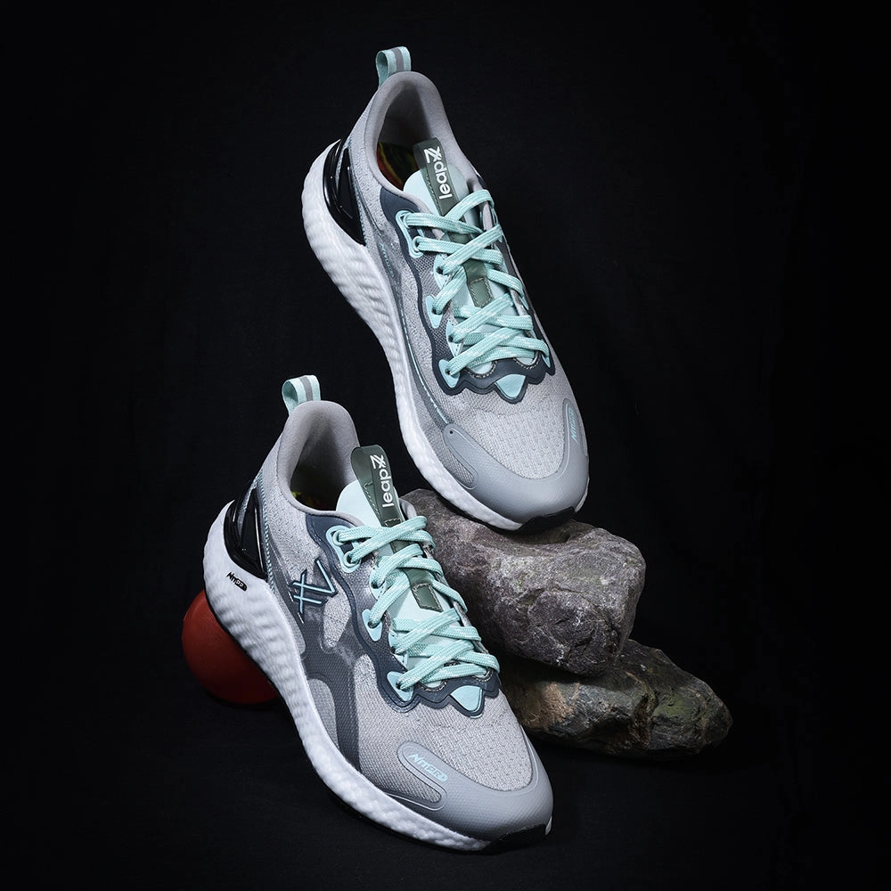 Leap7x By Liberty Men TORNADO-1 Grey Sports Lacing Shoes Water Shoes