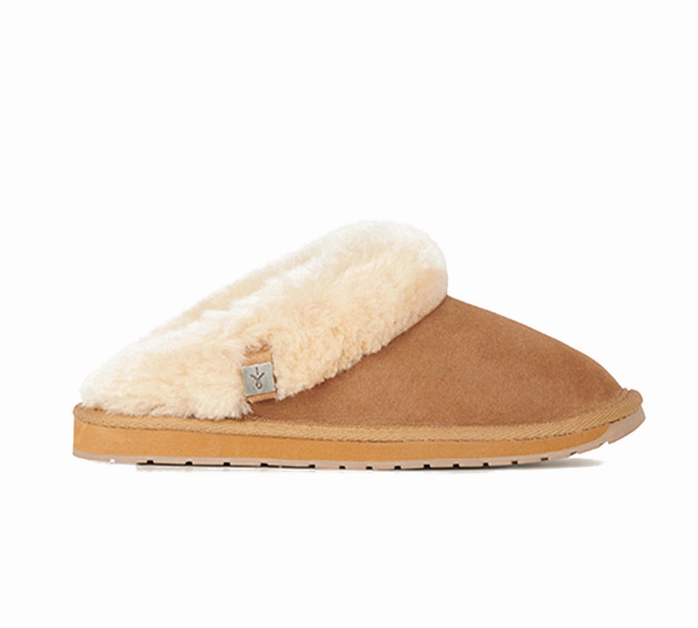 EMU UGG Slippers Australian Made Sheepskin Wool Scuff Platinum Eden Kd Slippers