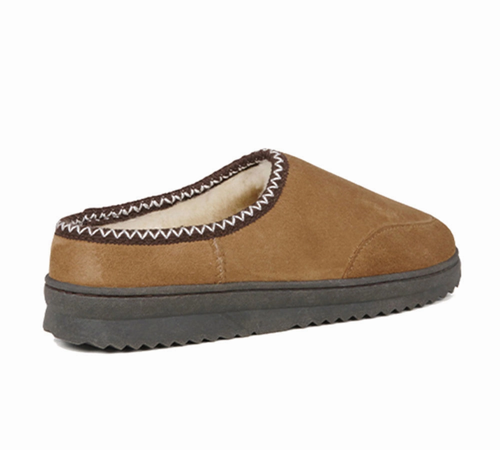 House Guest Slippers EMU UGG Slippers Australian Made Sheepskin Wool Scuff Platinum Outback