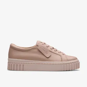 CLARKS | CASUAL SHOES | WOMEN | MAYHILL WALK LIGHT PINK LEATHER Casual Teenage Shoes