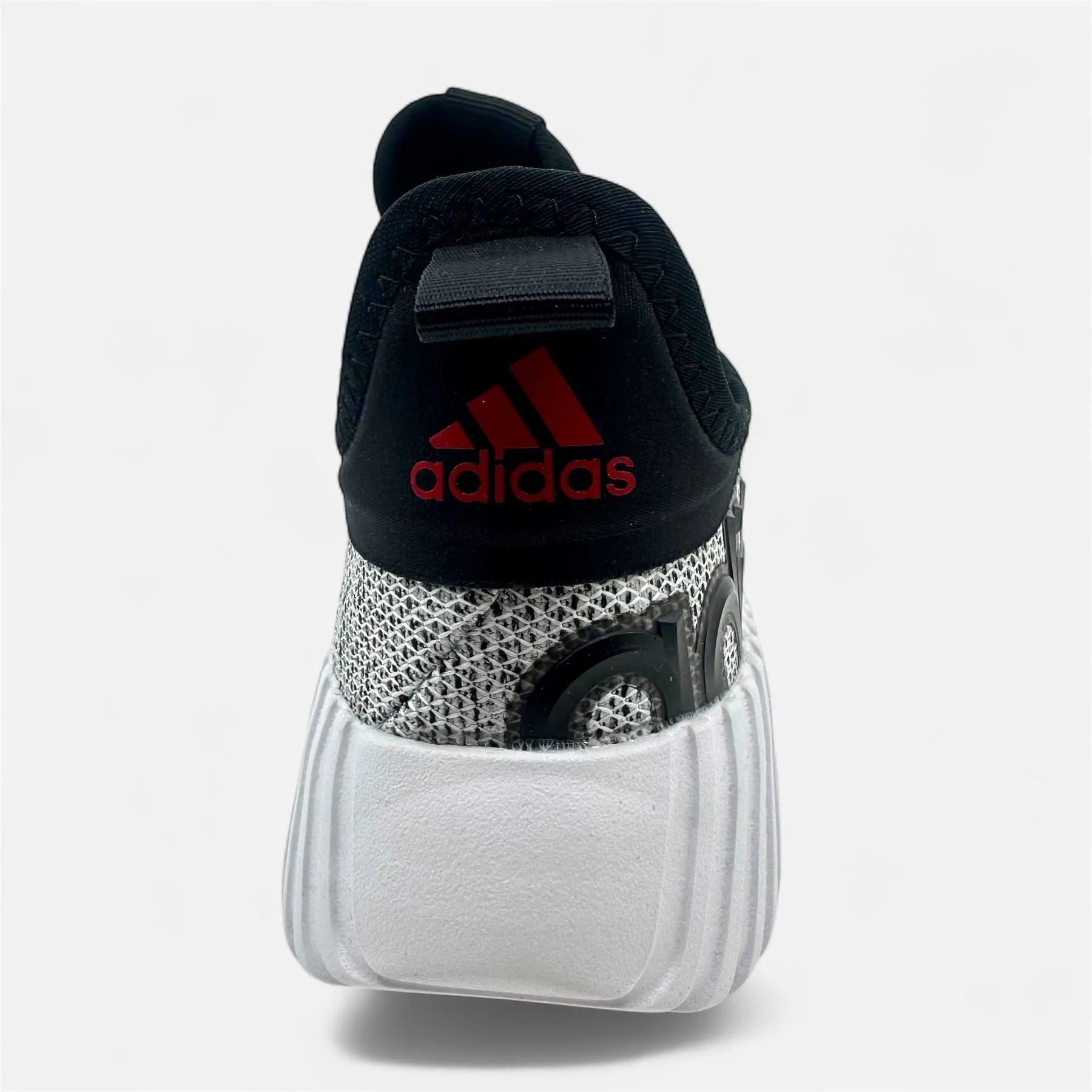 Running Shoes Mesh Adidas Kaptir 3.0 White Core Black Scarlet Mens Athletic Sneaker