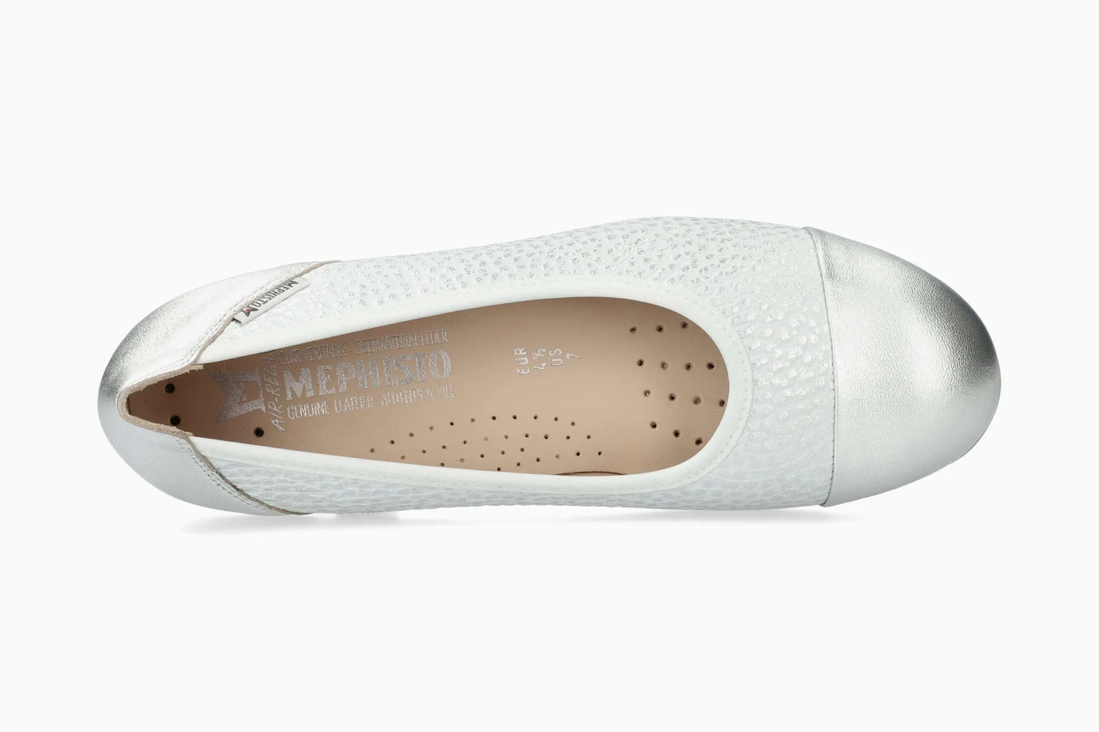 Running Shoes With Flat Sole Erika - Silver