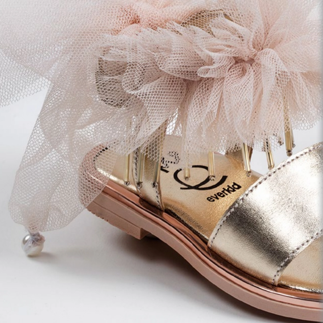 Infant Shoes Ever Kid Pink Tulle Sandal