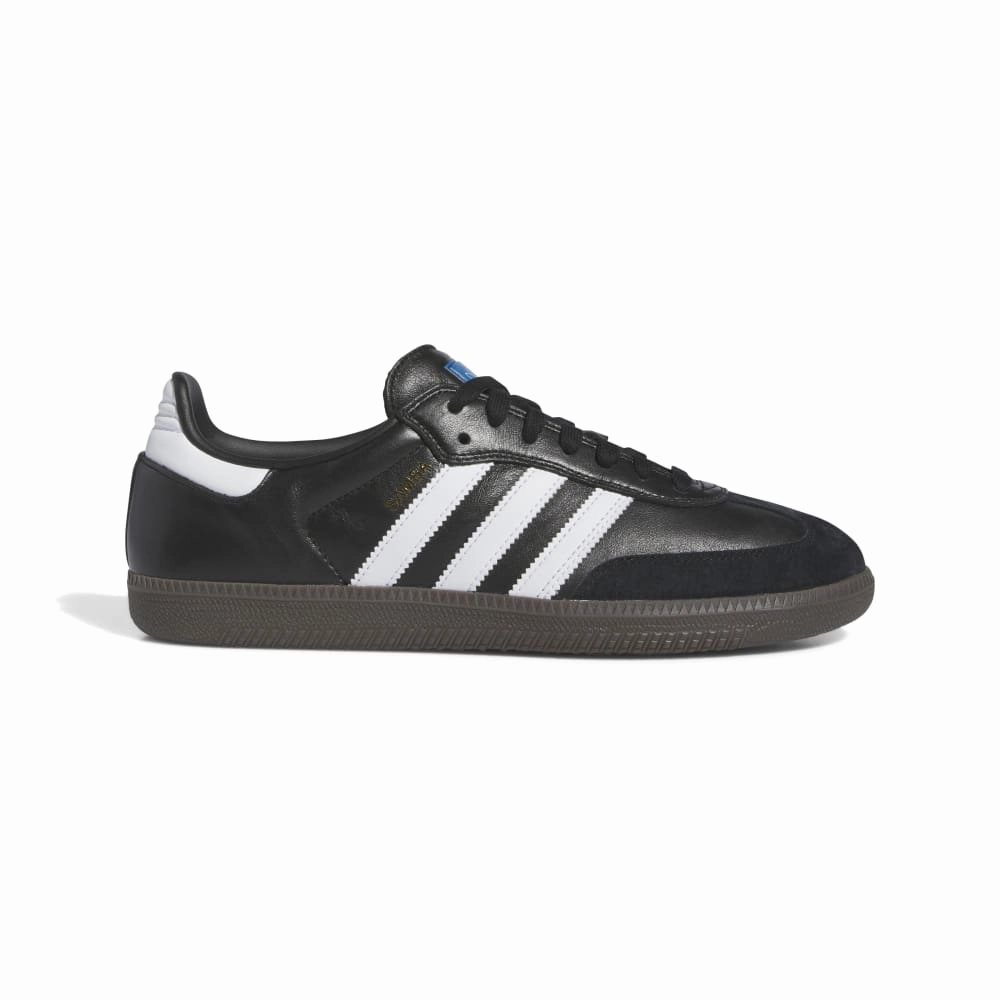 Adidas Skateboarding Samba ADV Core Black Cloud White Gold Gum Shoes Adidas Treadmill Shoes