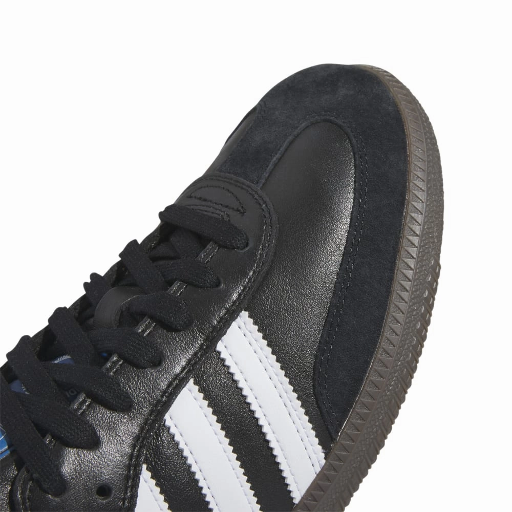 Adidas Skateboarding Samba ADV Core Black Cloud White Gold Gum Shoes Adidas Pronation Shoes