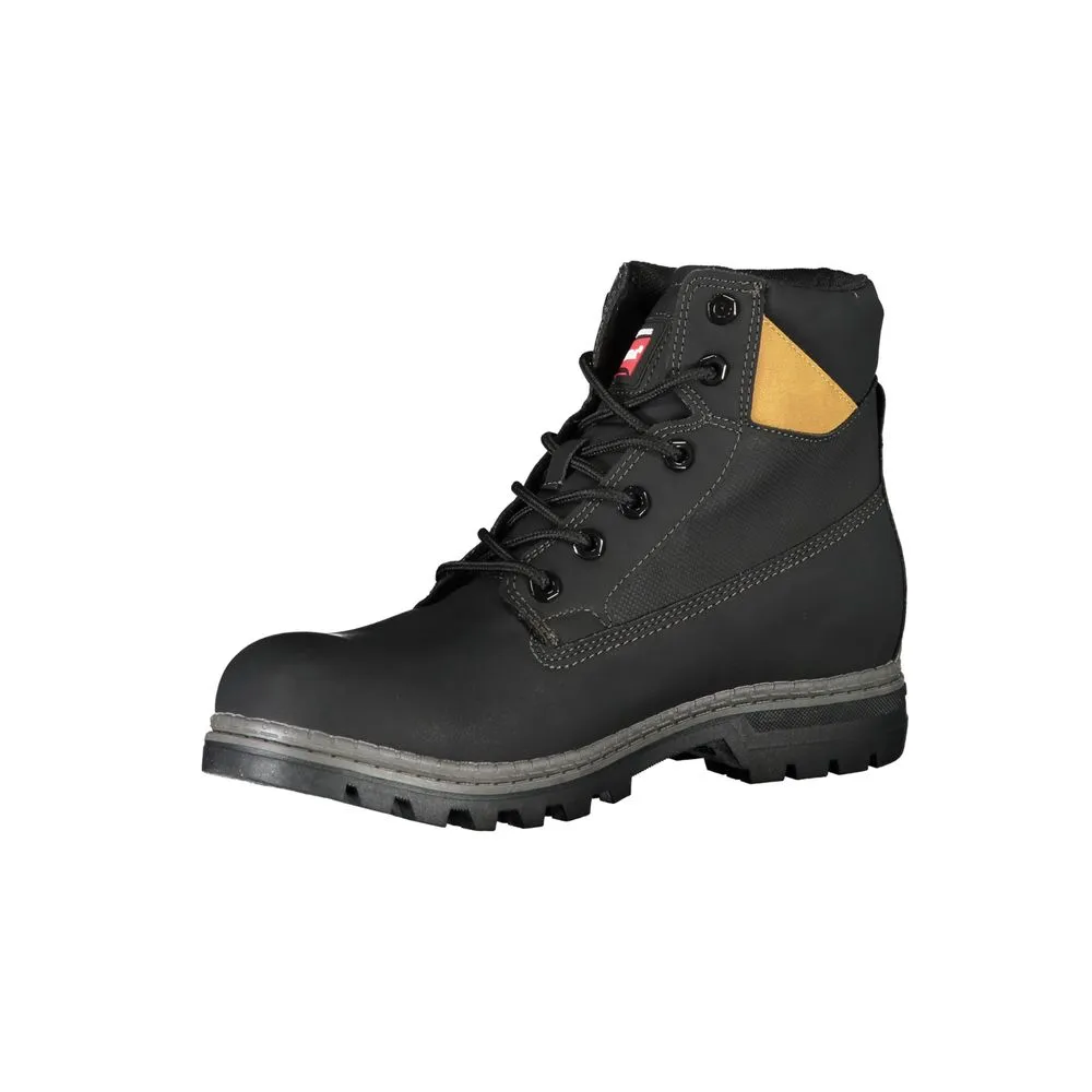 Carrera Black Polyester Men Boot 90 Casual Shoes