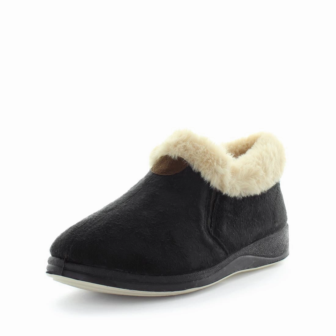 Panda Elivia Women's Bootie Slippers - Black Slippers With Grippers