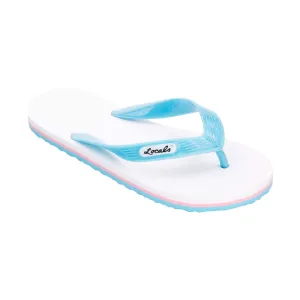 Women's White Slippah Flip Flops Lobster