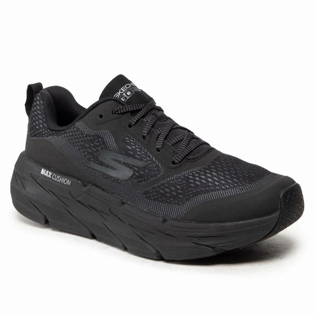 SKECHERS Max Cushioning Premier Sneakers 54450-BLKBLK Best Training Shoes For Running