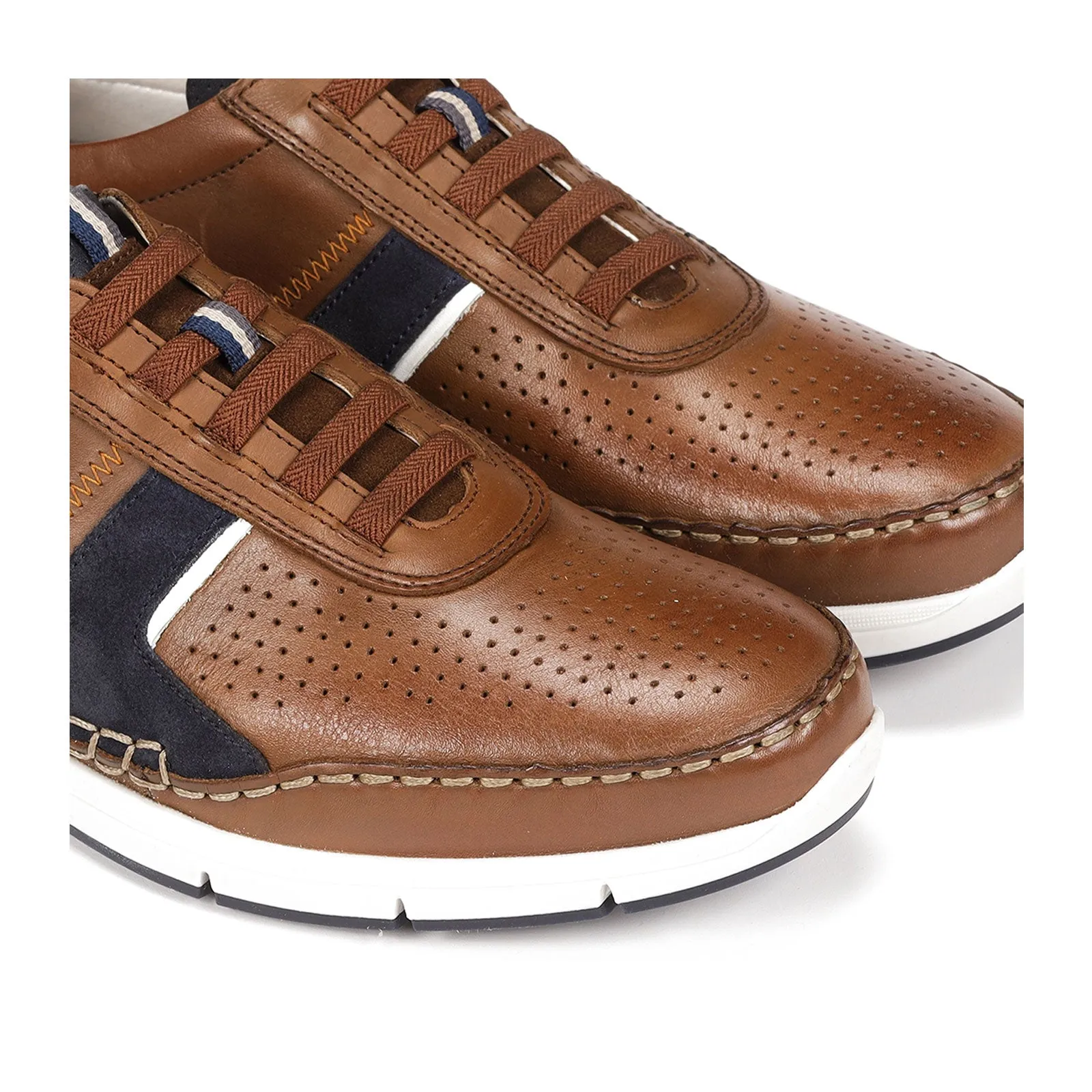 Best Shoes For Casual Runner Fluchos Yannic F1443 Sneaker (Men) - Cuero