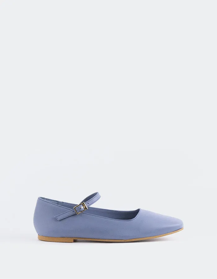 Flat Shoes Tali Reubena Blue Leather