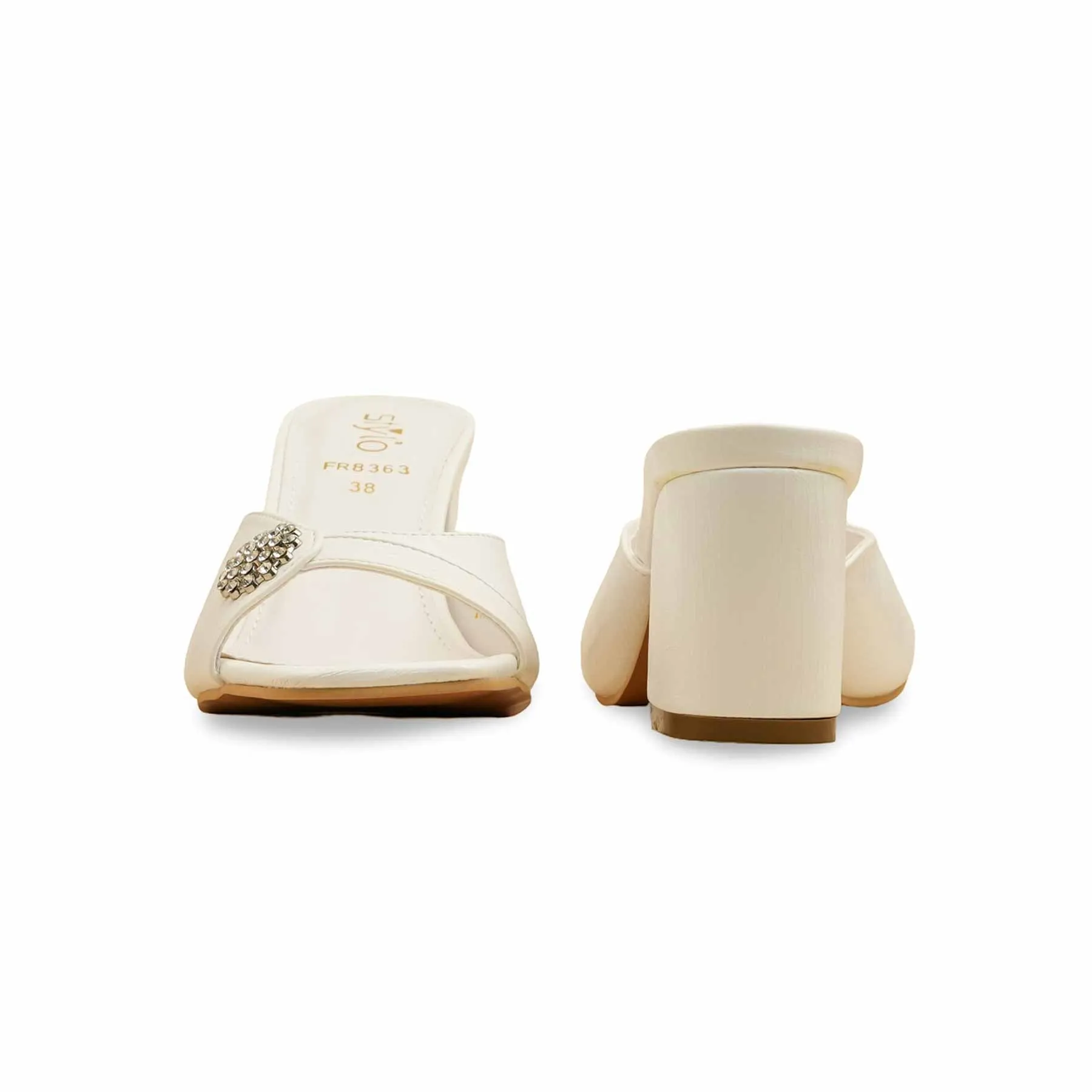 House Guest Slippers Cream Formal Slipper For Women FR8363