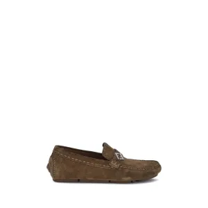American Classics Penny Loafers Fendi Brown Rubber Slip-On Loafers