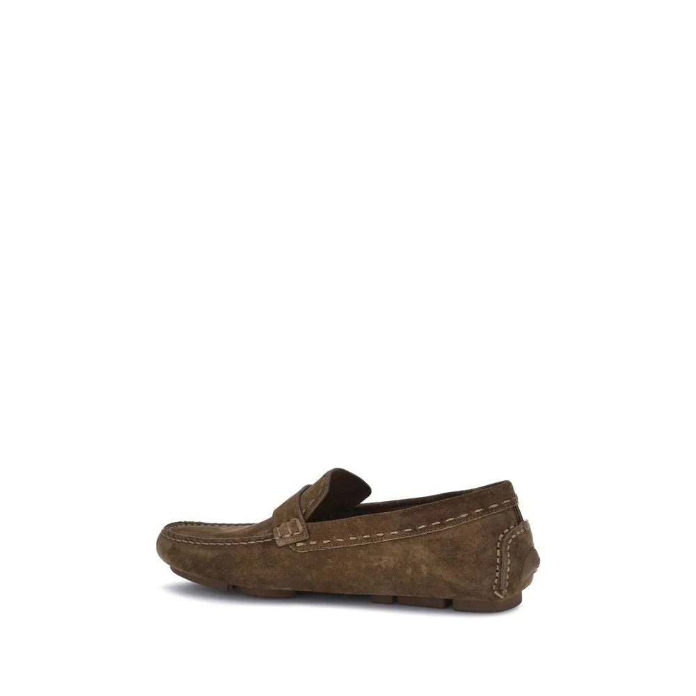Cat Loafers Fendi Brown Rubber Slip-On Loafers