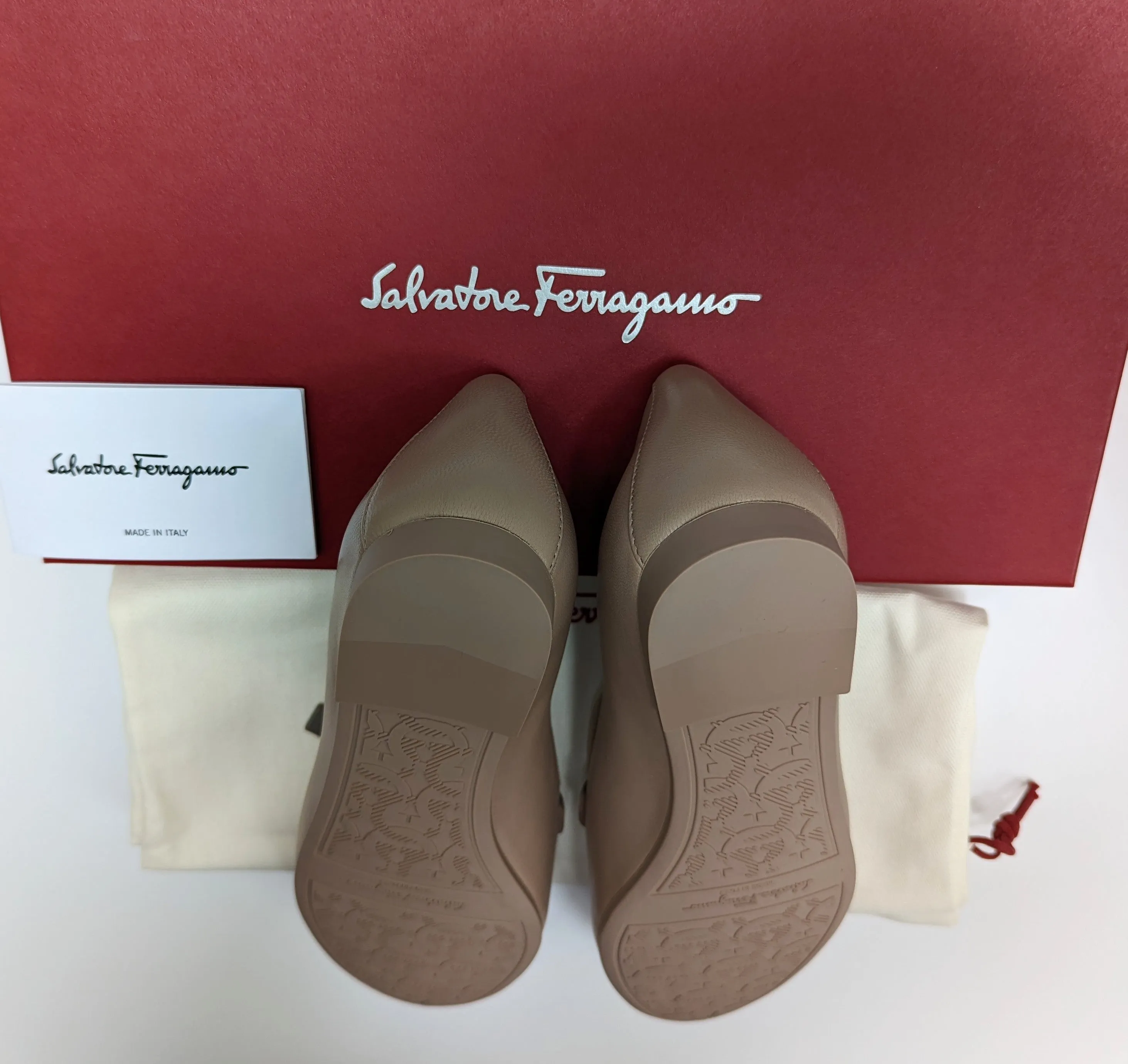 Ferragamo Trifoglio Stone Leather Loafers Flats Suede Loafers For Men