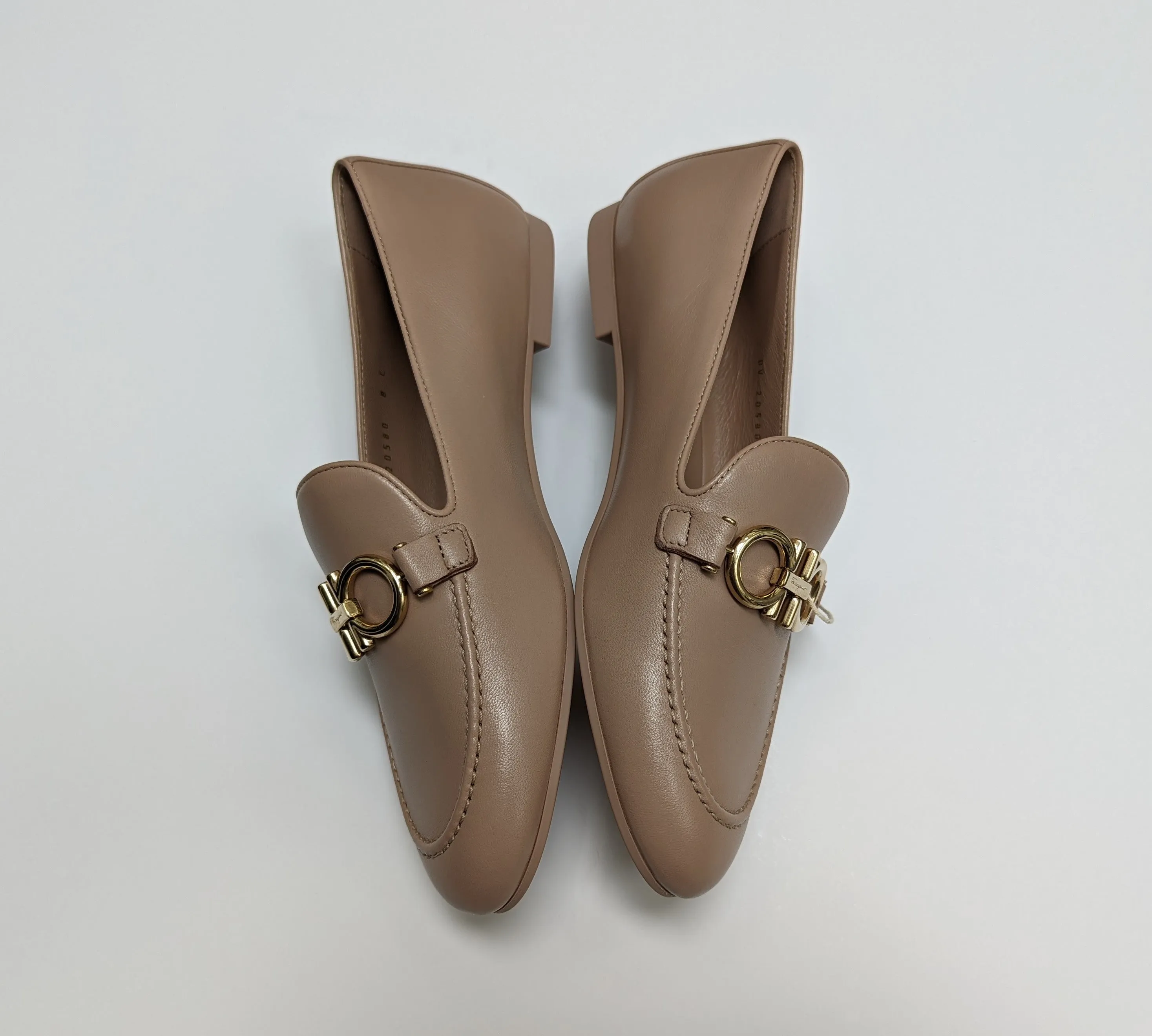 Dsw Loafers Ferragamo Trifoglio Stone Leather Loafers Flats