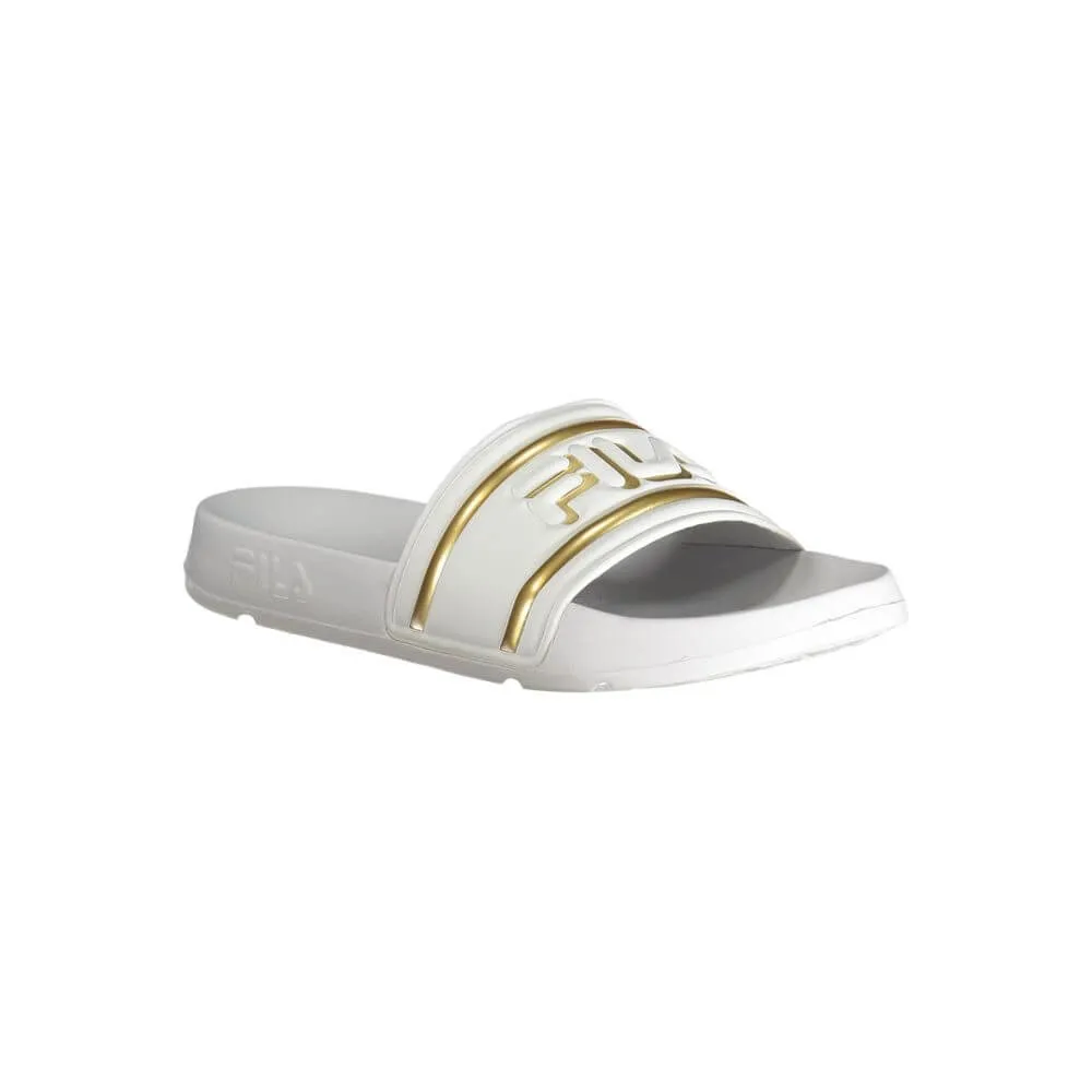 Fila White Polyethylene Sandal Inexpensive Ballet Slippers