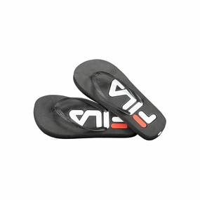 Fila Black Polyethylene Sandal Best Barefoot Flip Flops